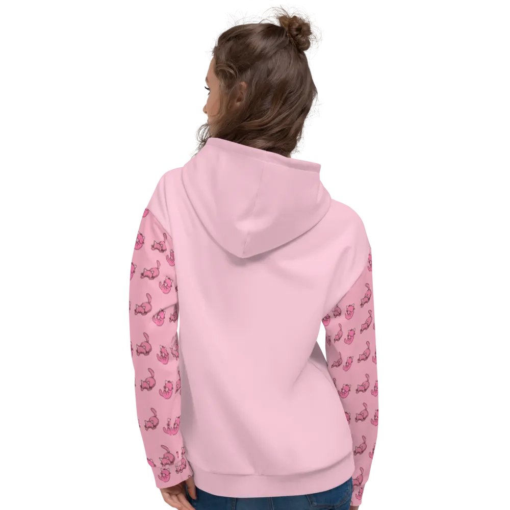 Pink Cat Paradise Hoodie product image (11)