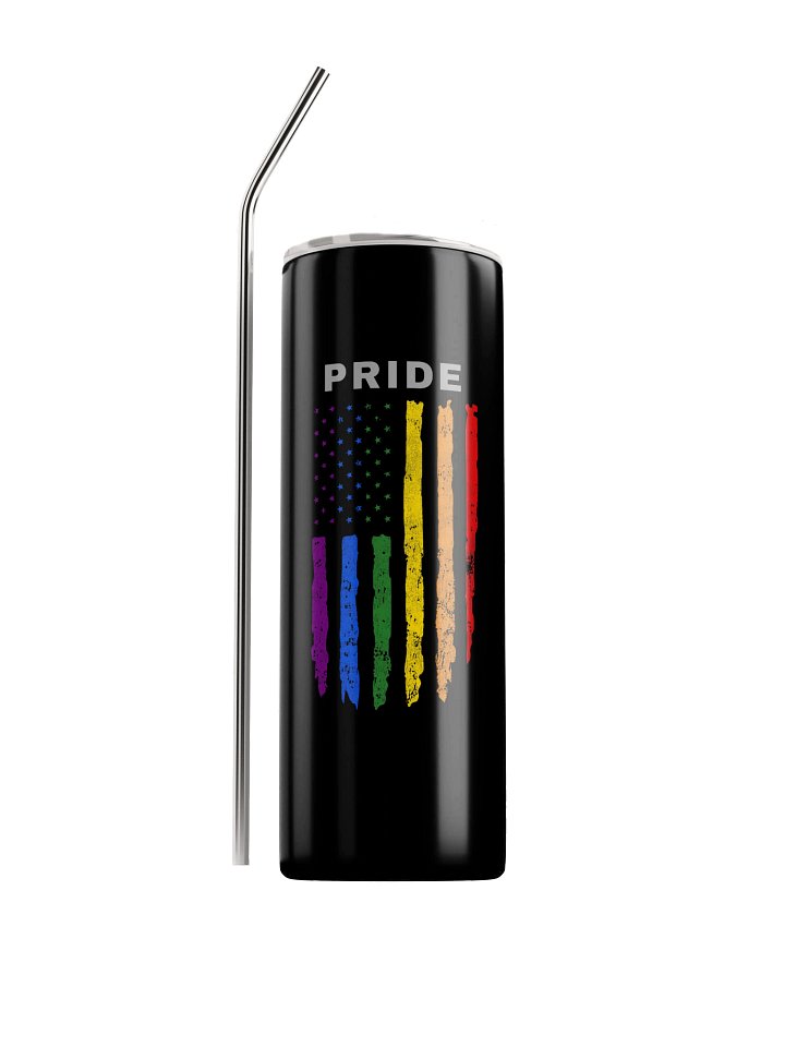Pride USA Flag in Gay Pride Colors Tumbler product image (1)