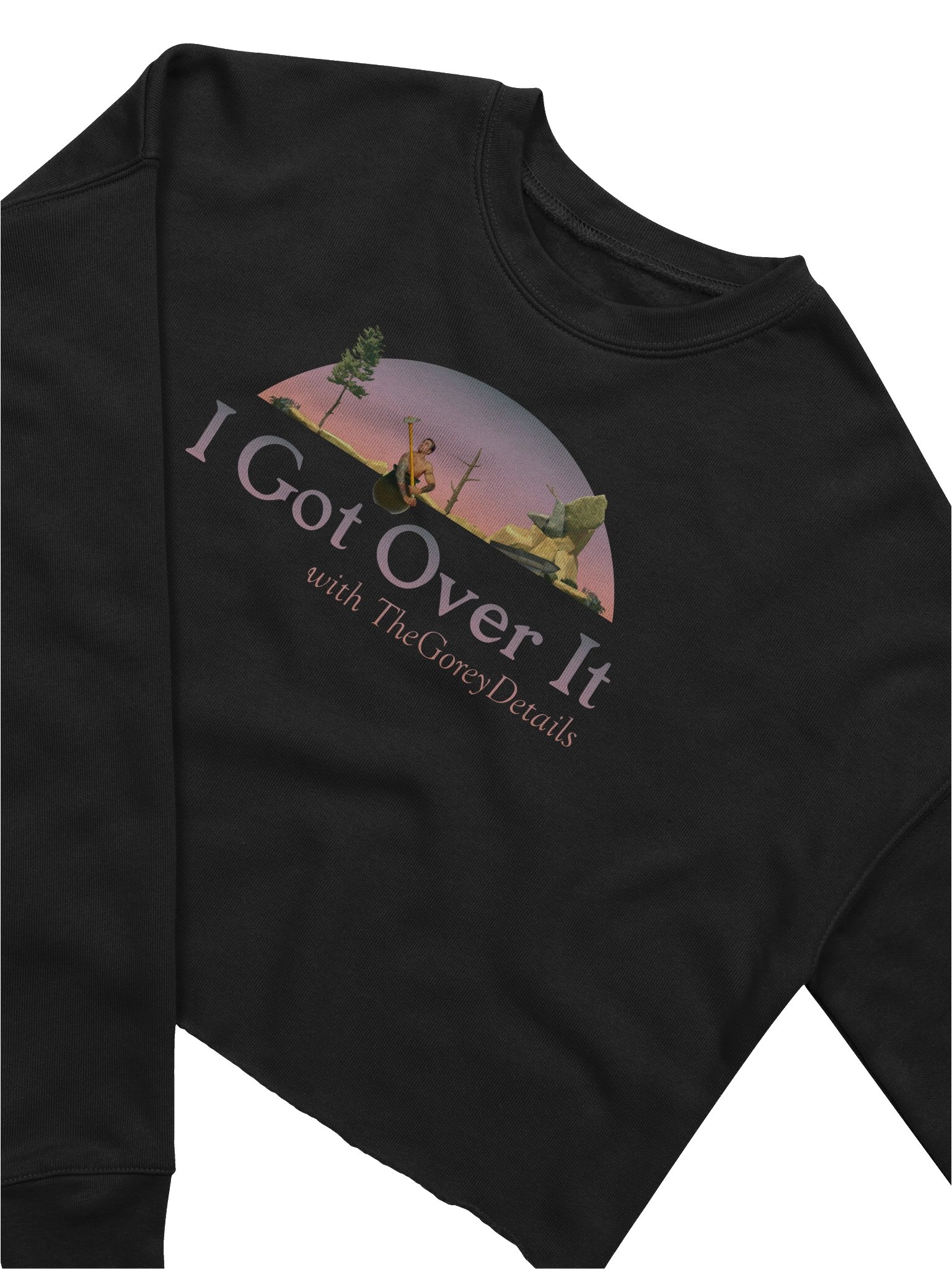I Got Over It - Bella+Canvas Women's Fleece Crop Sweatshirt product image (9)