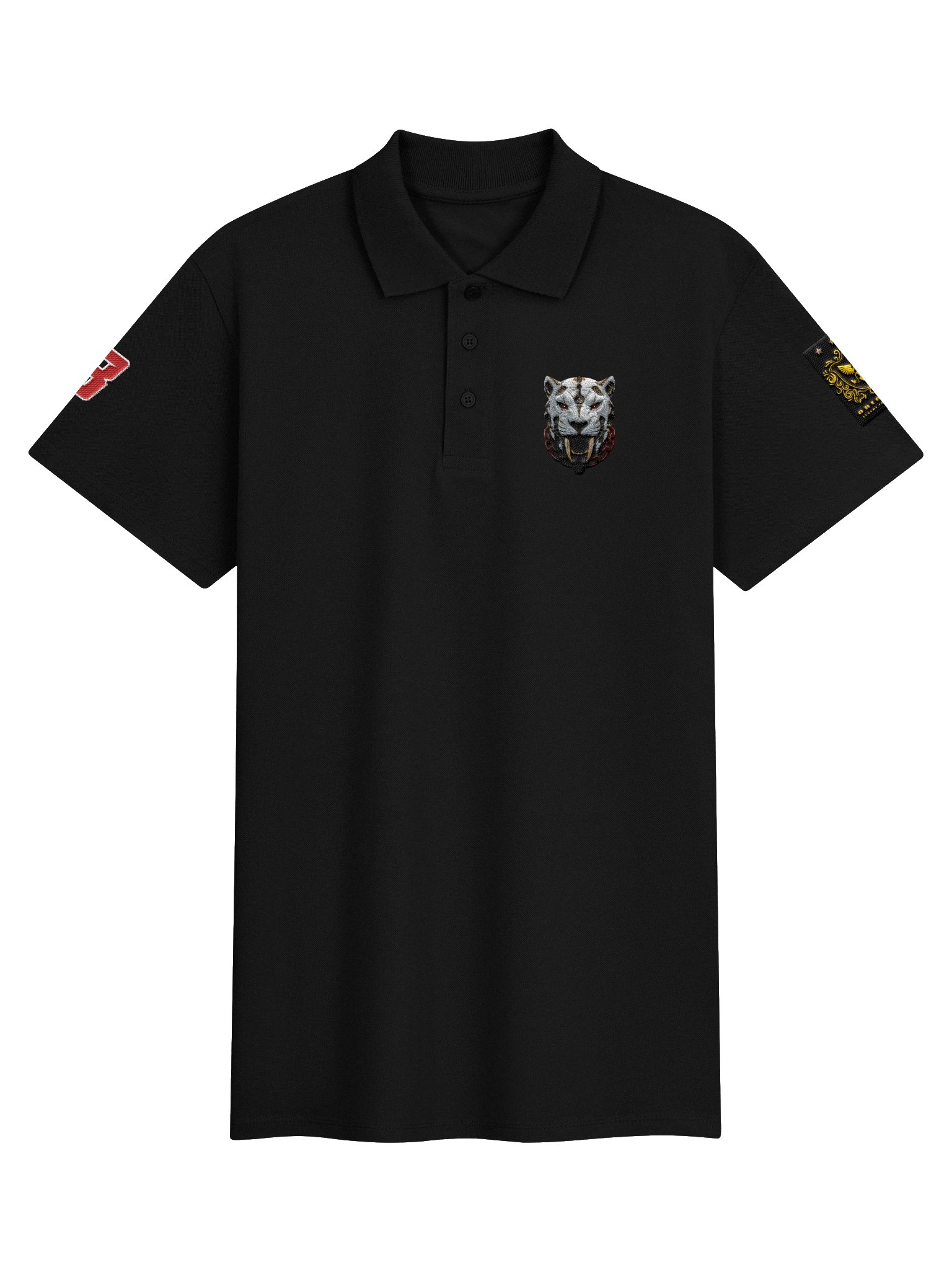 Steampunk White Tiger - Graphic Polo product image (1)