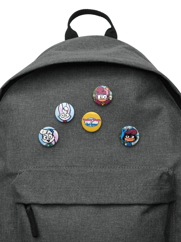 Captain Puppy and Kid Kitten + Belle and Bounce Pin Set product image (5)