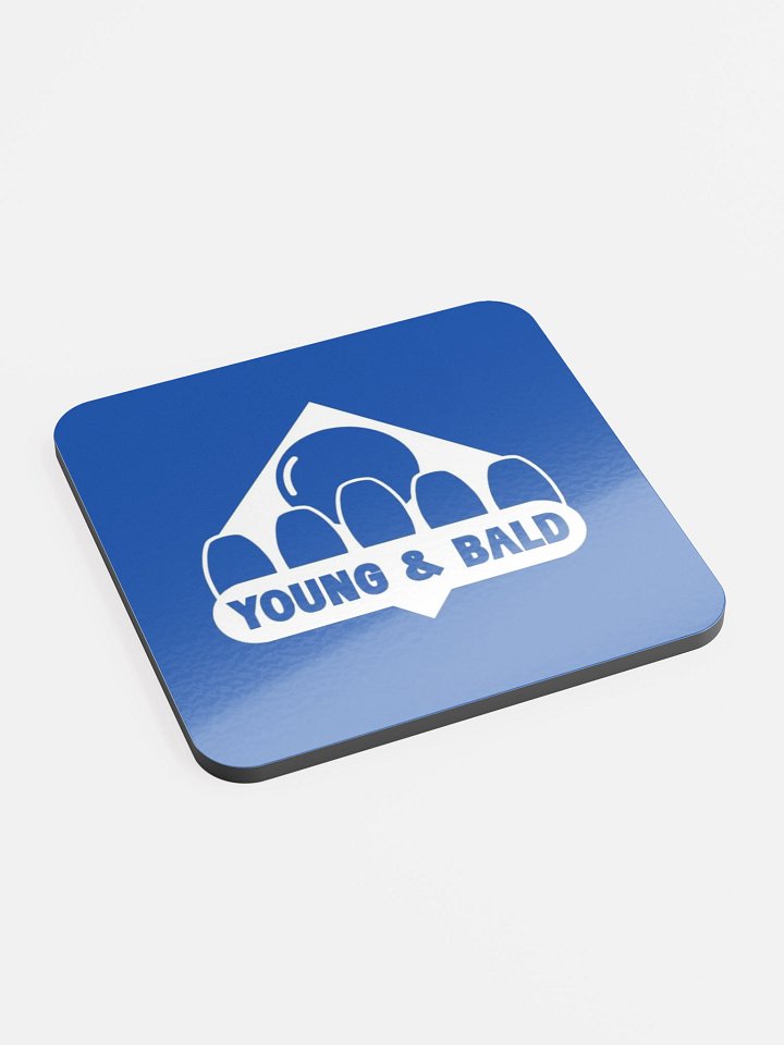 Young & Bald Drinks Coaster product image (2)