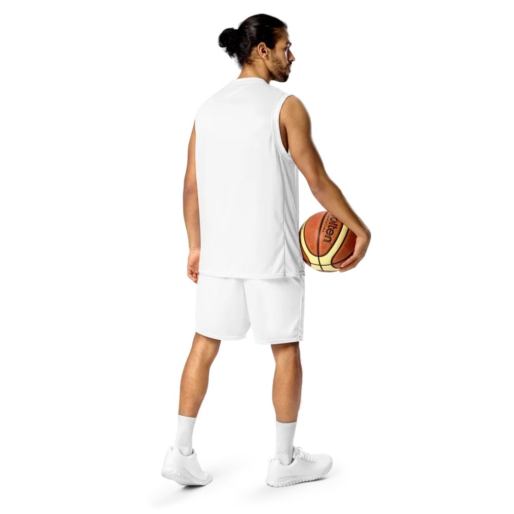 TDS Music Eco-Friendly All-Over Print Recycled Mesh Shorts - White, 2XS-6XL product image (10)