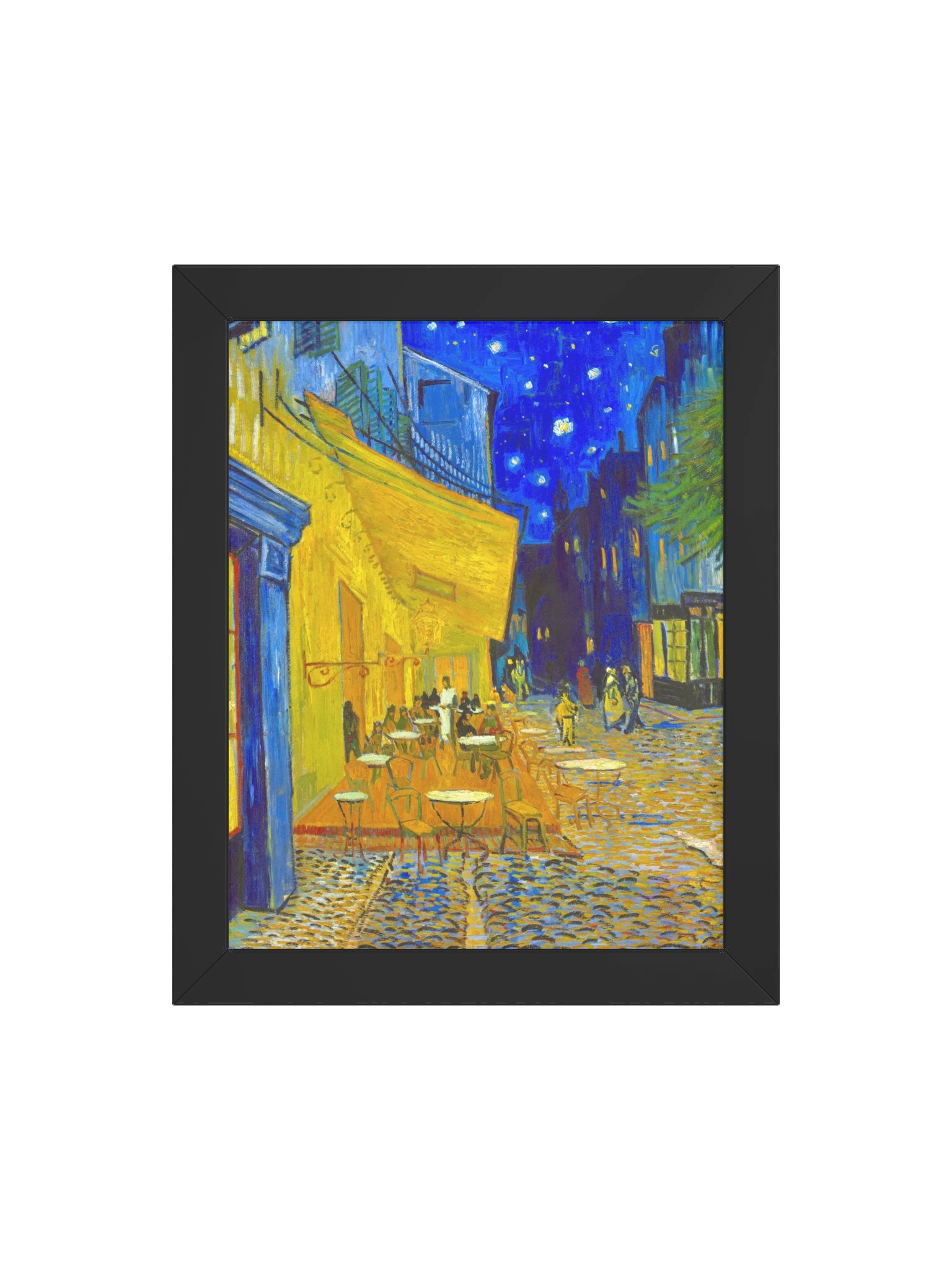 Café Terrace at Night — Small Framed Matte Poster product image (8)