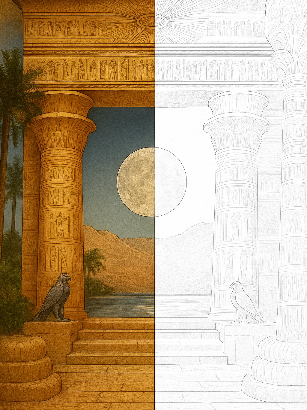 Journey to Ancient Egypt – A Magical Coloring Book for Adults Inspired by the Pharaohs’ Timeless World product image (1)
