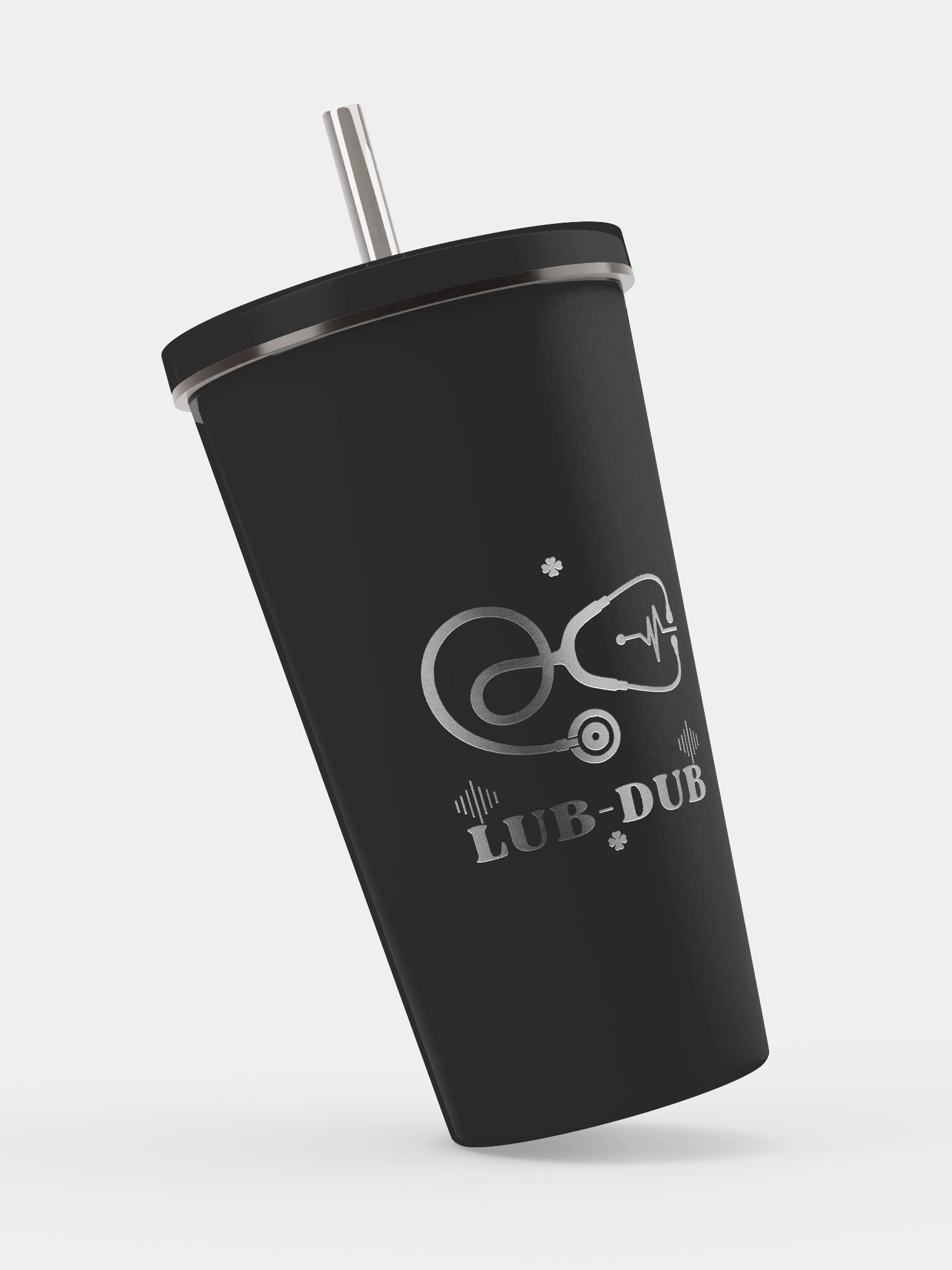 Sleek Insulated Tumbler with Straw product image (2)