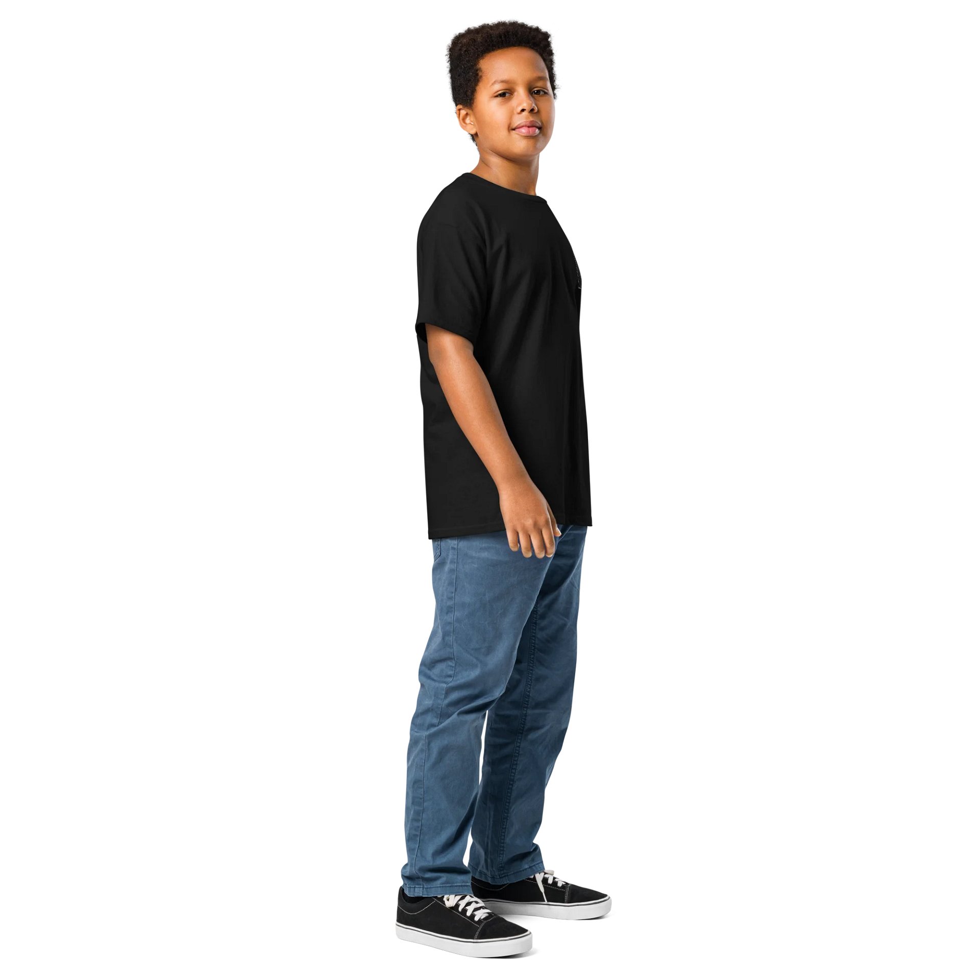 VIRAL Silhouette "Say Hi!" Youth Tee | Iconic Immersive Dance Workout Gildan Kids' Classic Shirt product image (12)
