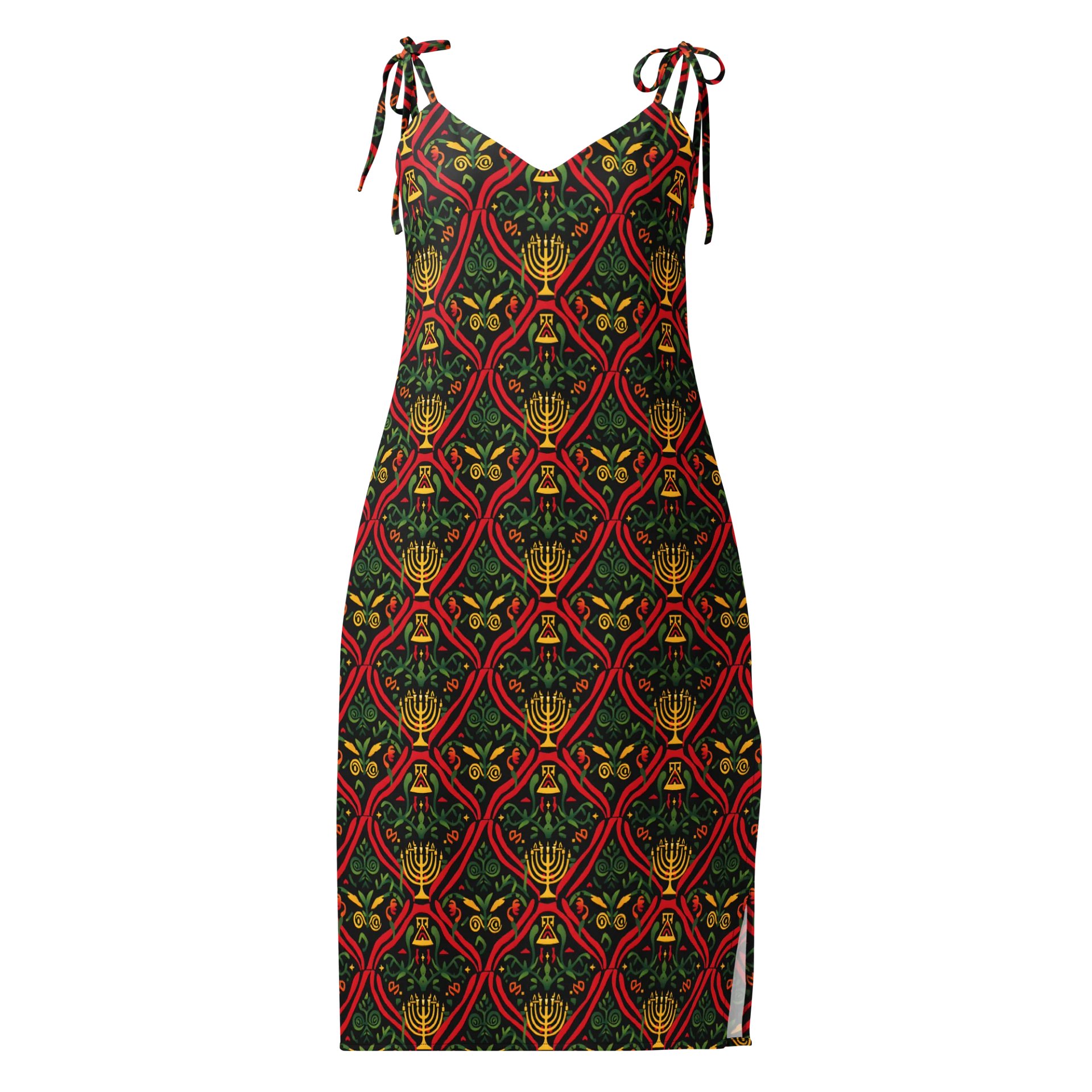 Heritage & Grace: Kwanzaa Kinara Slip Dress product image (3)