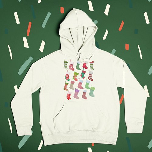 🎄🧦 Get Festive with Our Christmas Stocking Collage Hoodie! 🧦🎄

Wrap yourself in holiday cheer with our Christmas Stocking Col...