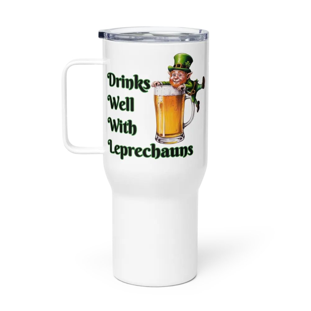 Leprechaun Travel Mug: Drinks Well With Leprechauns product image (1)