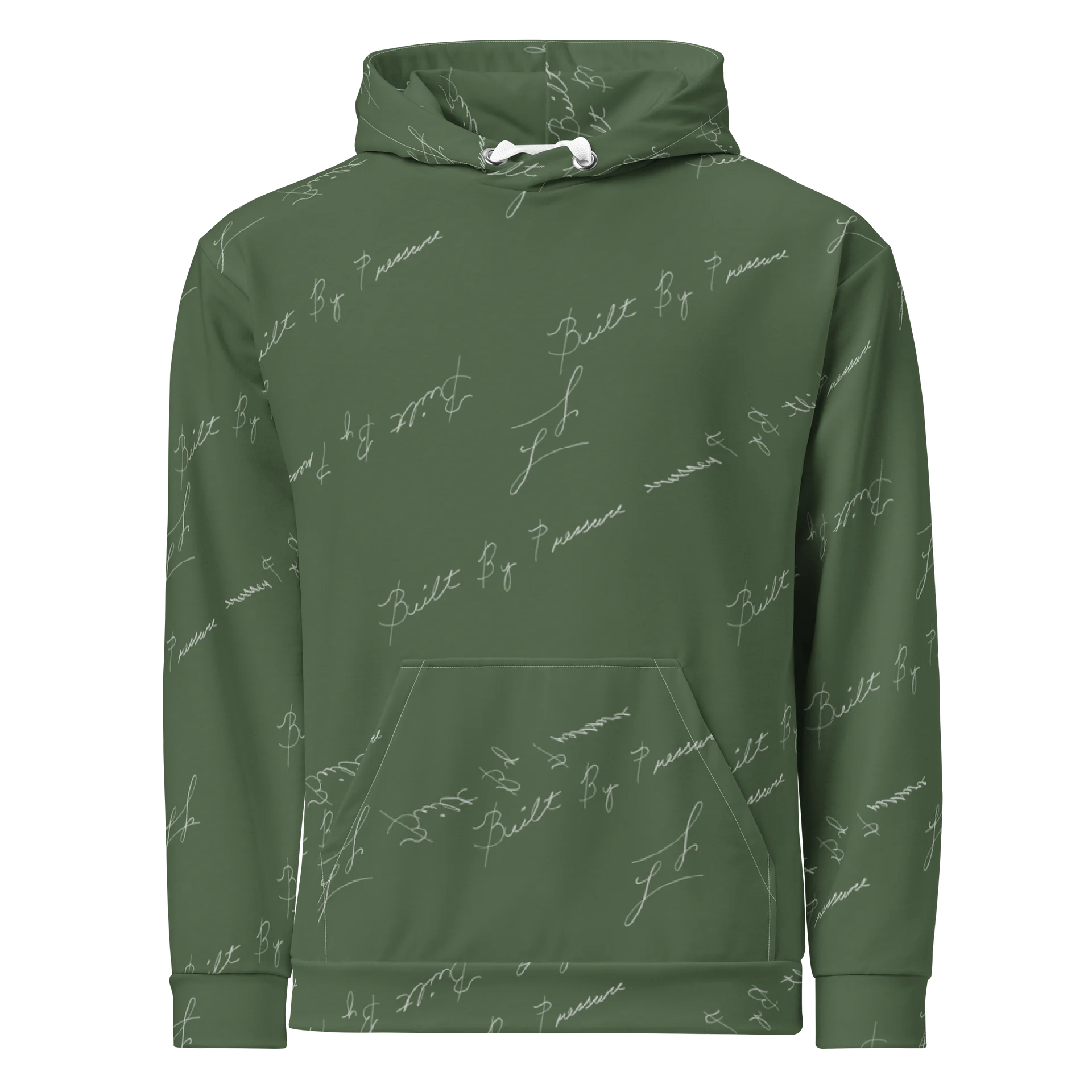 Built By Pressure Thinking About the Green Hoodie product image (3)