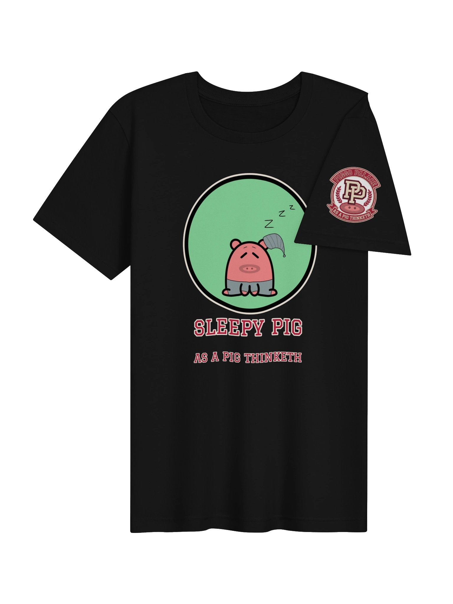 Sleepy Pig Tee | As a Pig Thinketh product image (4)