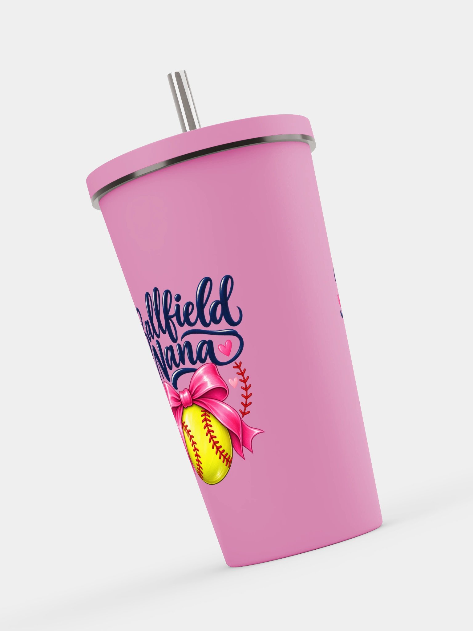 Ballfield Nana Tumbler | Insulated Cup with Straw product image (7)