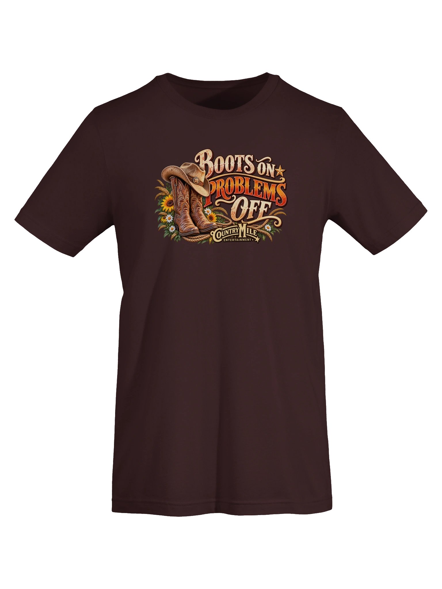 Boots On Problems Off T-Shirt product image (19)