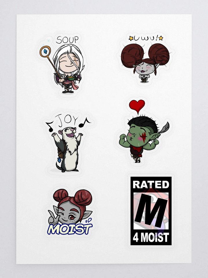 The Dirty Rollers Kerfuckles Sticker Pack 1 product image (2)
