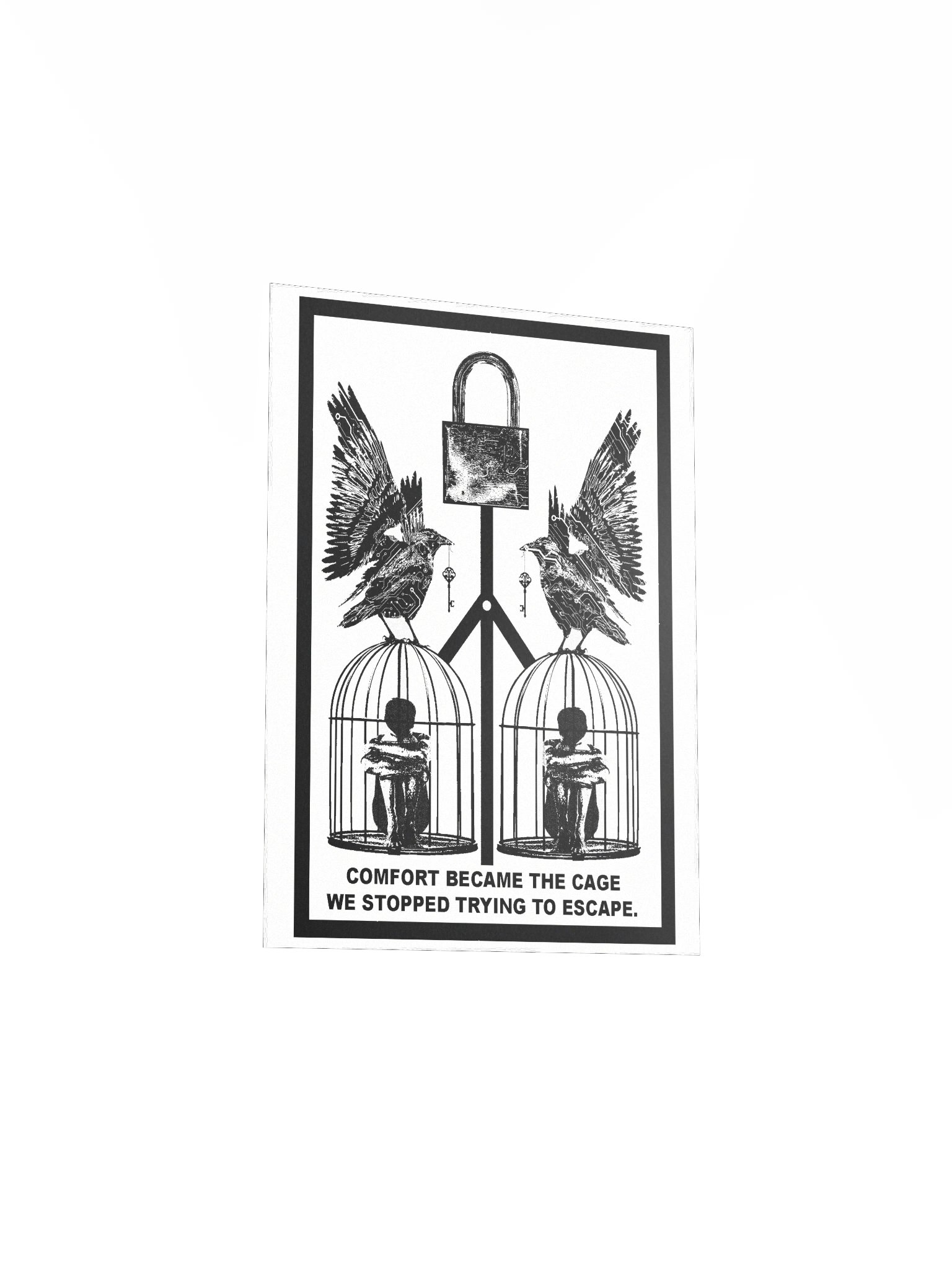 "Cages of Comfort." Print product image (5)