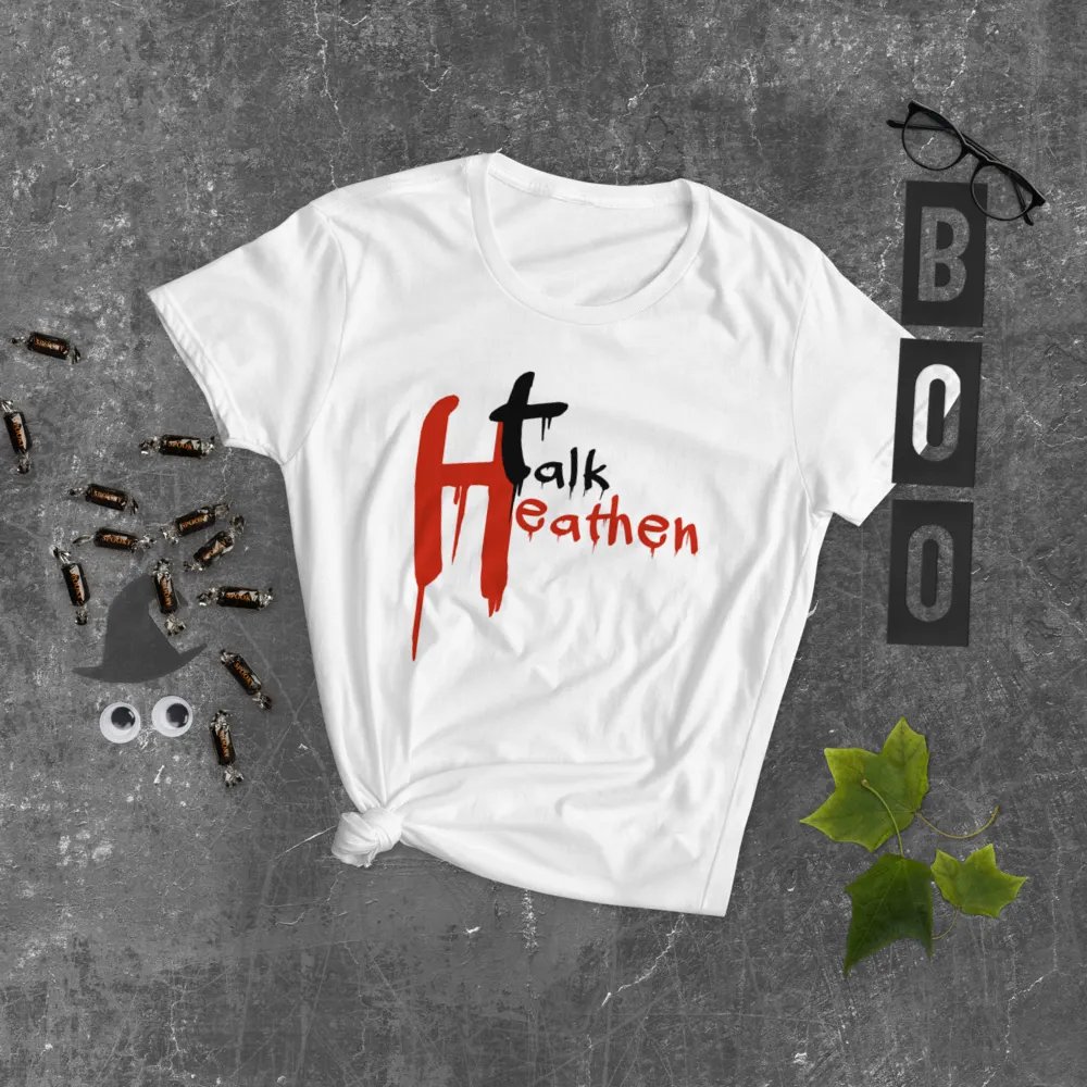 Talk Heathen Fitted Tee product image (6)