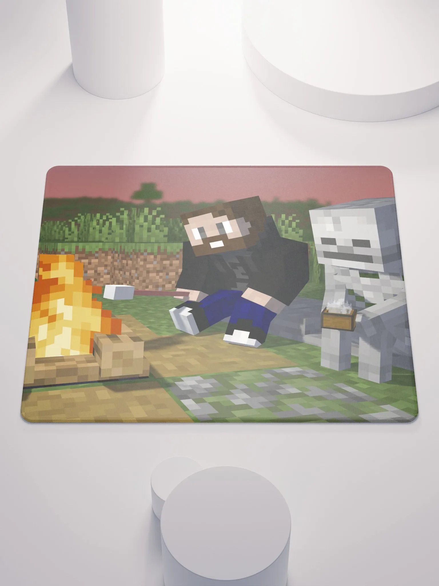 Minecraft and Chill Gaming Mouse Pad product image (1)