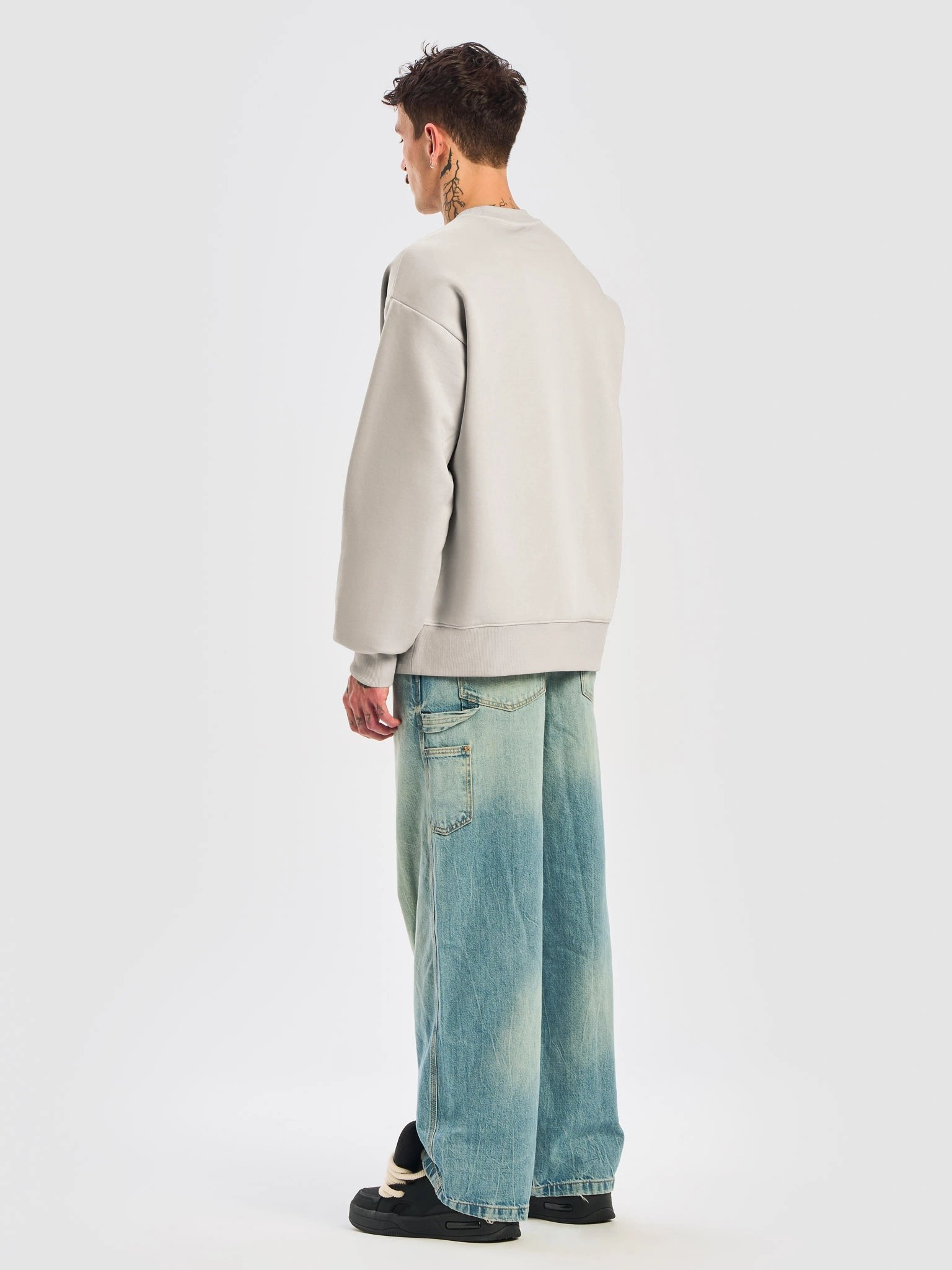 A Single Cry Against the Crowd™ — Signature Heavy Crewneck | Bone Edition product image (9)