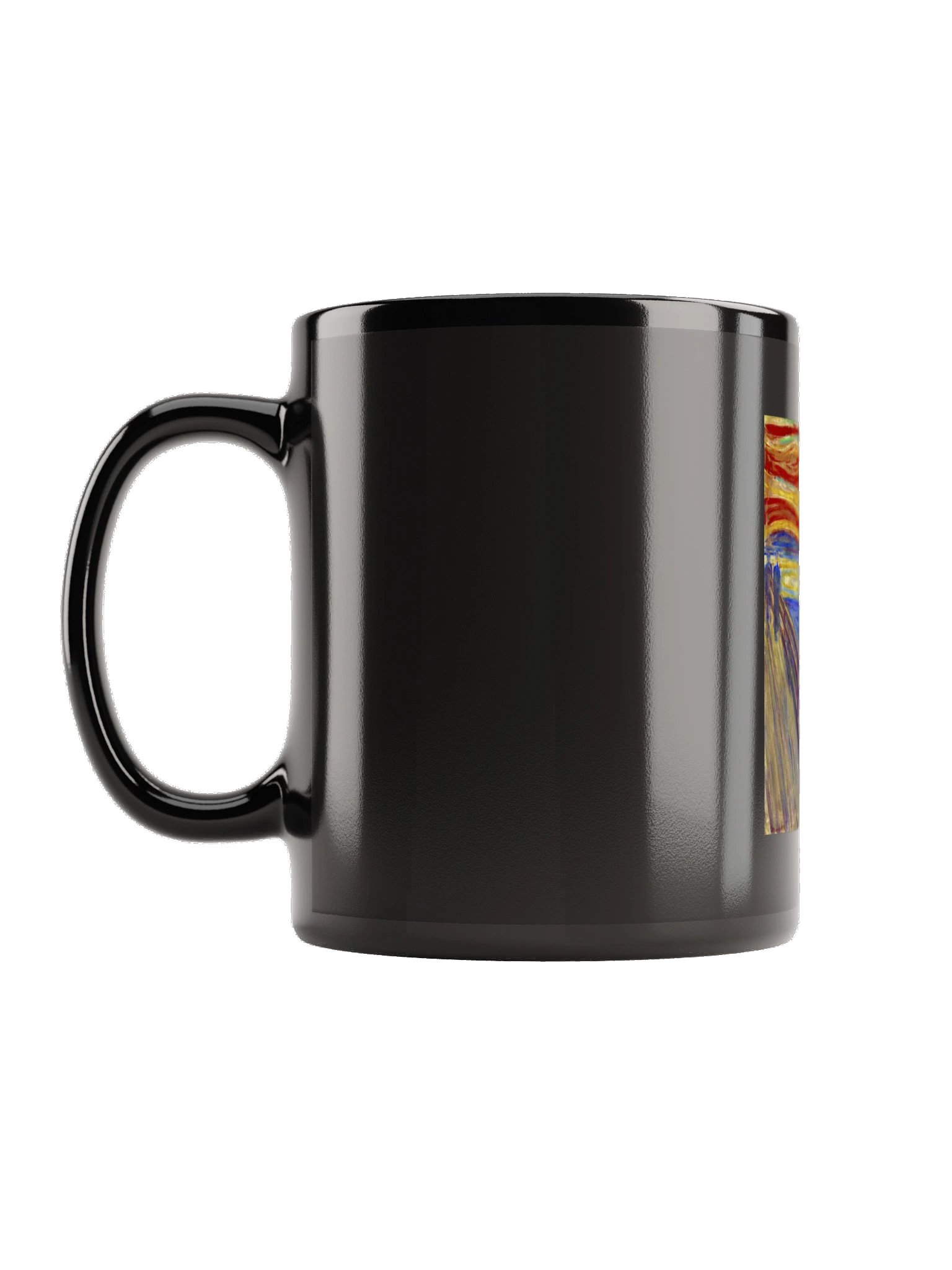 The Scream — Black Mug product image (1)