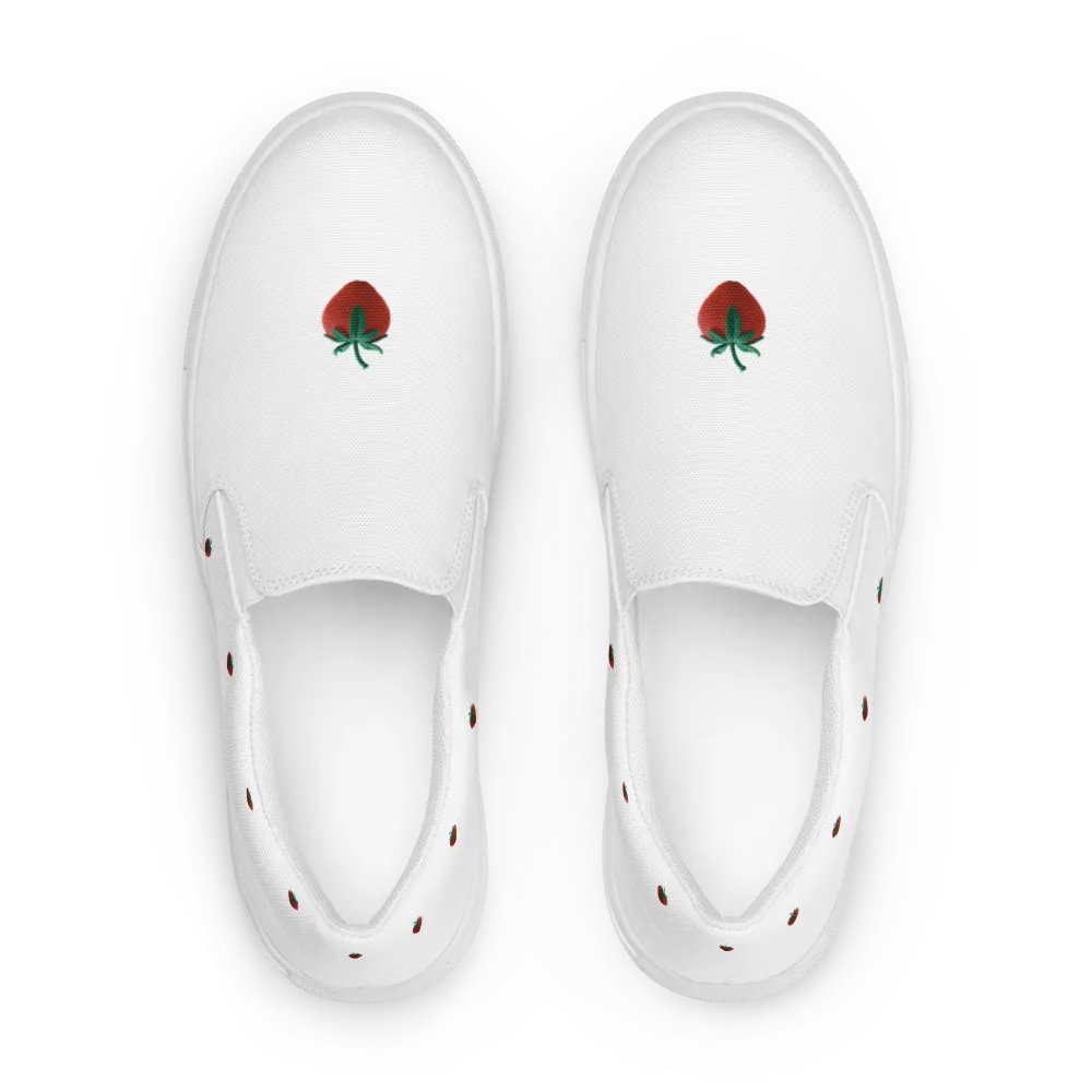 CozyAvocado Women's Slip-On Shoes Strawberry #2 product image (2)