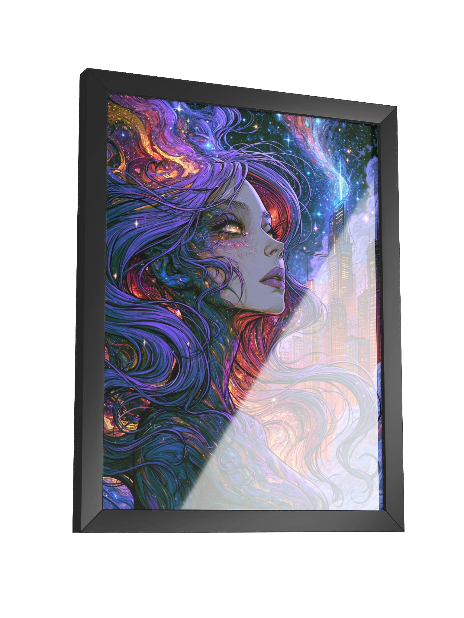 Cosmic Portrait Framed Art Print — Cosmic City Muse product image (7)