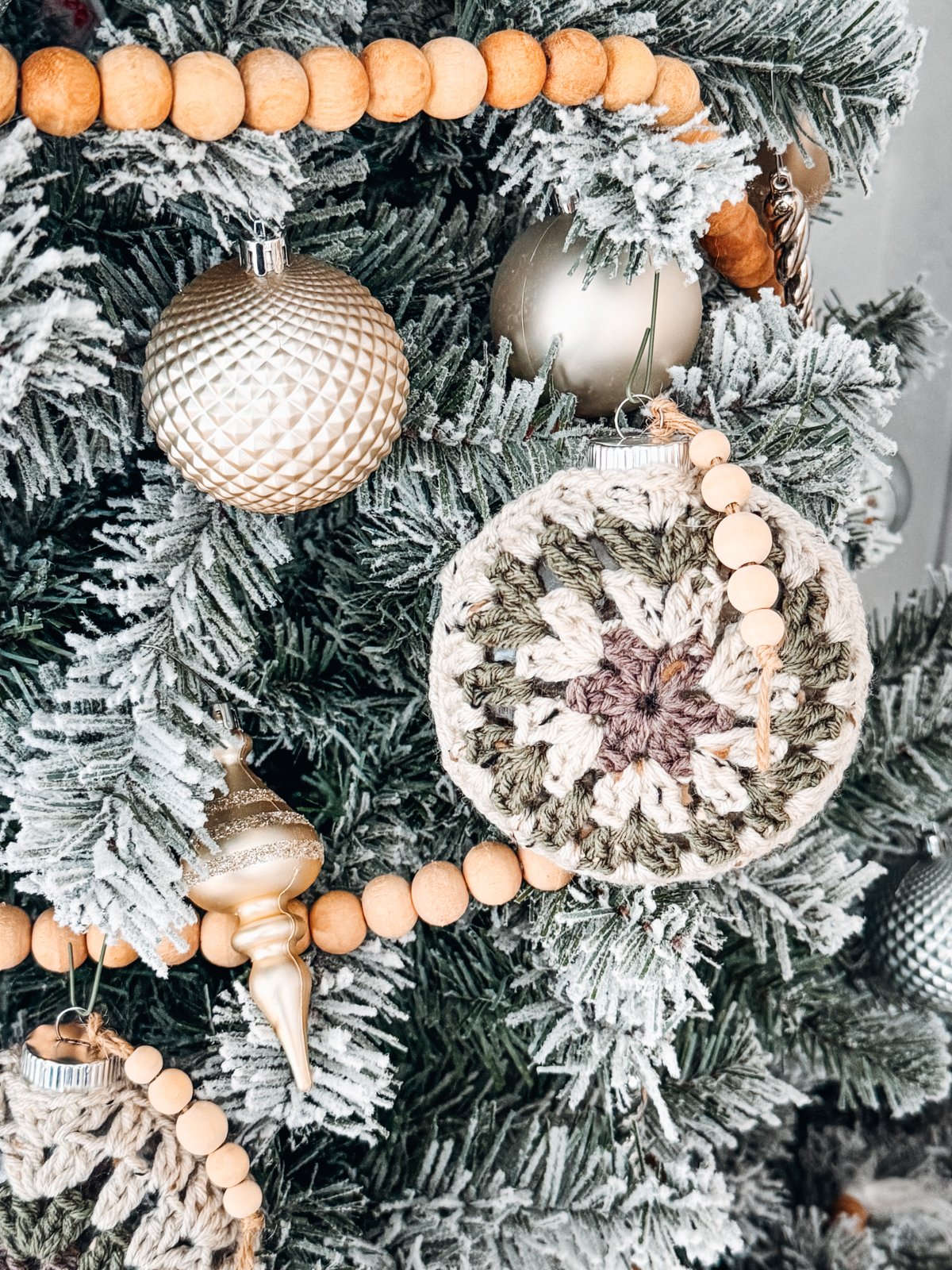 Granny Crochet Hexagon Bauble Ornament Tutorial product image (1)