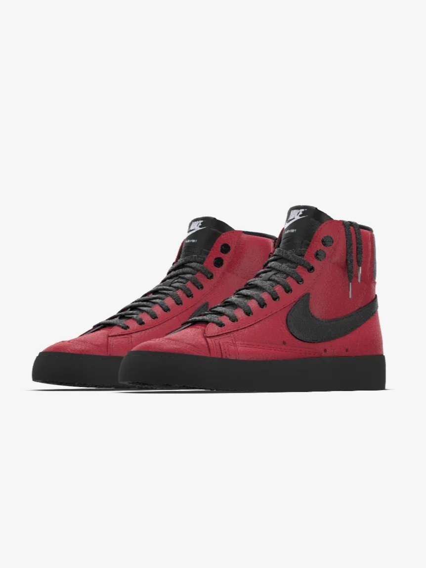 N1K3-C1TY Subvert Blazer High - Red product image (1)