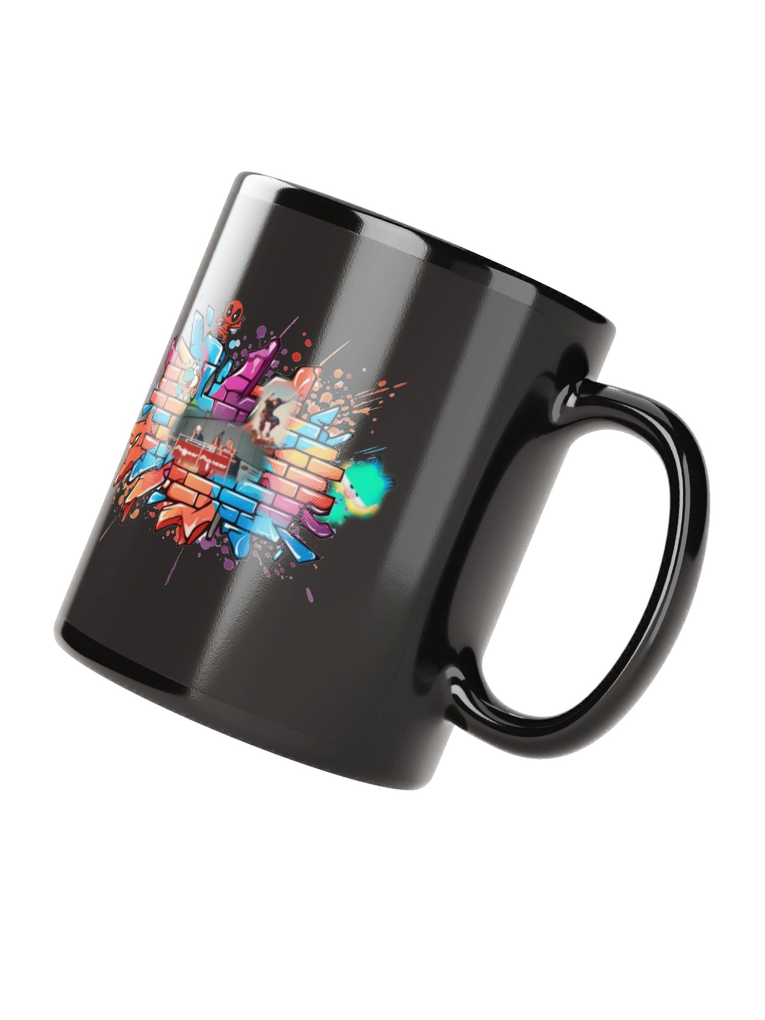 Mr. Digi Black Mug product image (3)