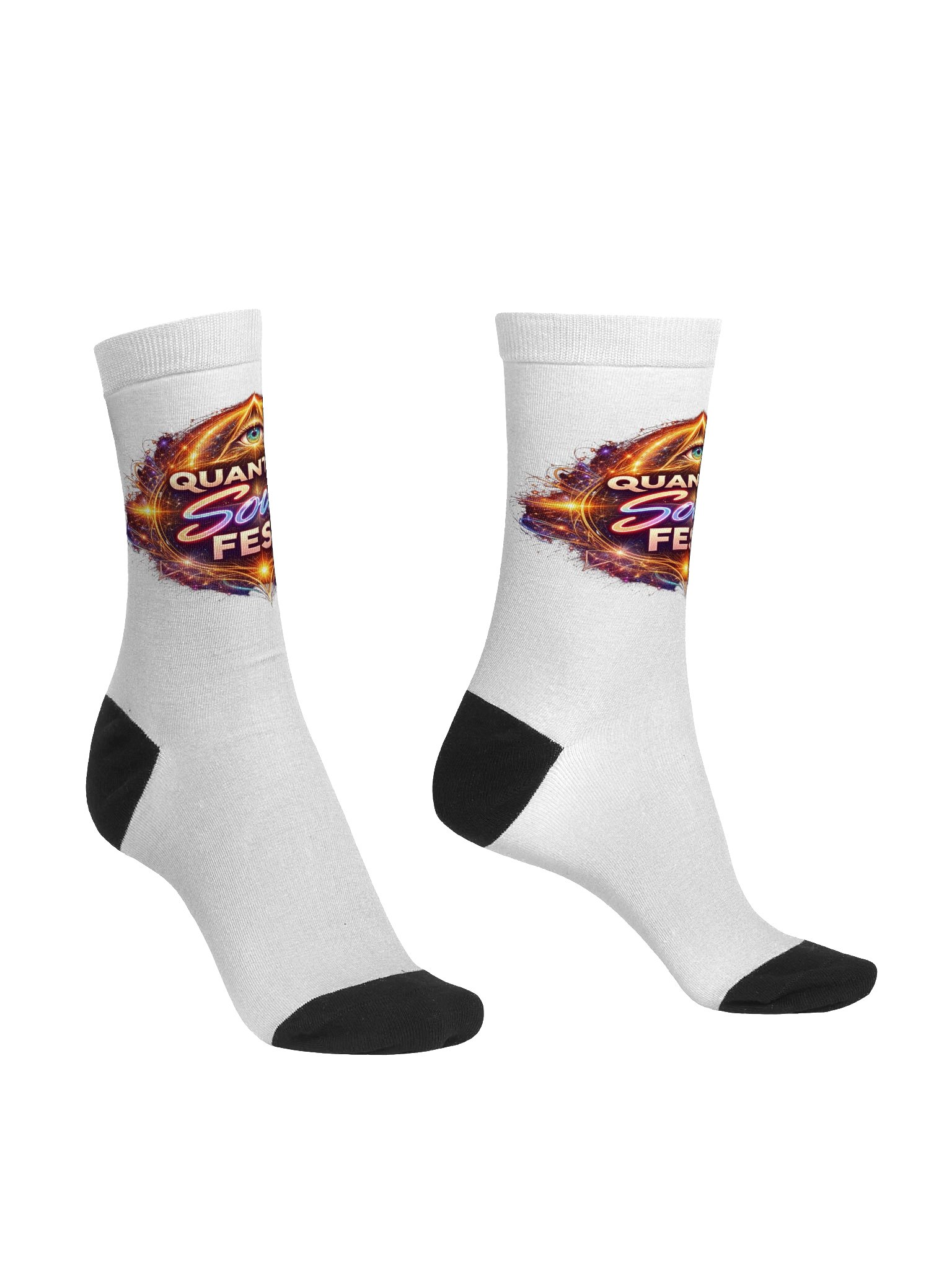 Quantum Soul Fest Socks-White product image (3)
