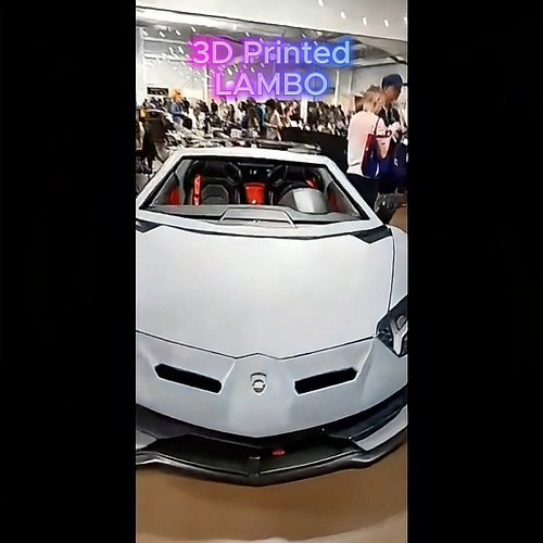 3D Printed Lambo at #rmrrf #rmrrf2026 #supercars #3dprinting #3dprinted #lamborghini