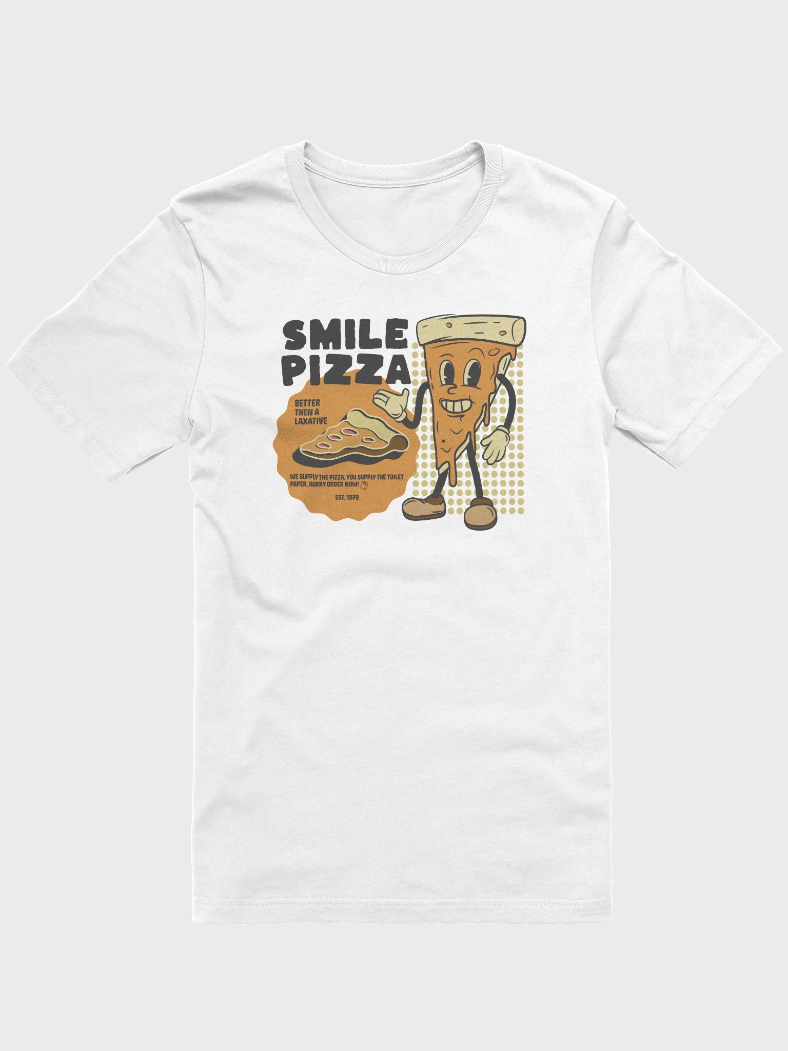 Smile Pizza Tee Shirt product image (3)