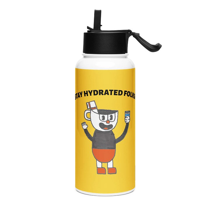 Cuphead Stainless Steel Bottle product image (1)