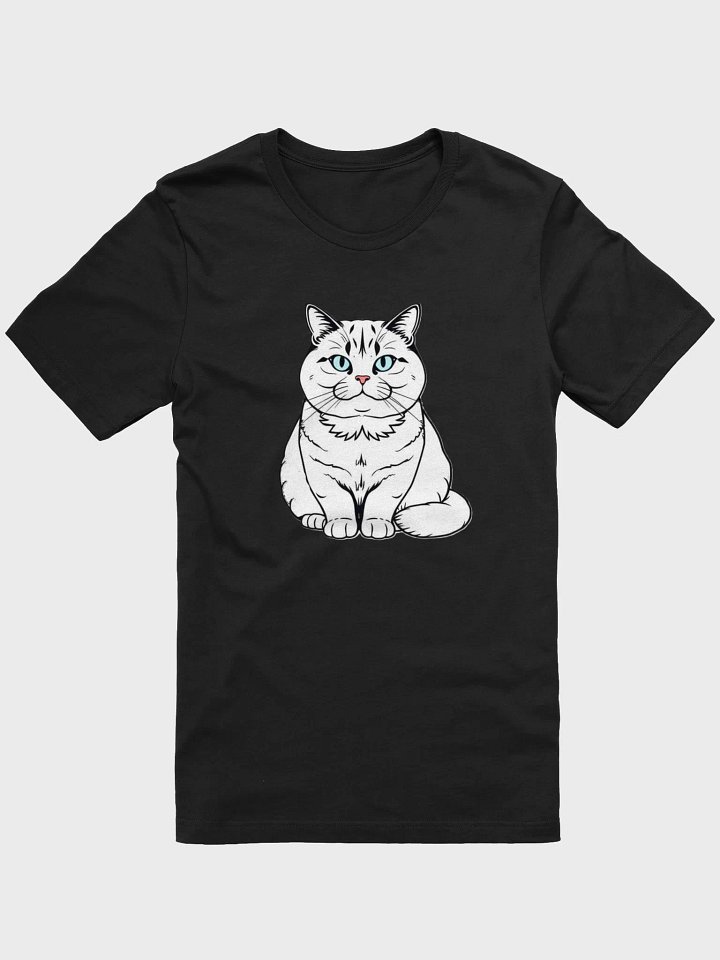 Blue-Eyed Tabby Cat Soft Tee product image (1)