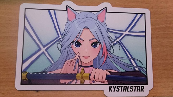 [KystalStar Katana] Die-Cut Magnet product image (4)