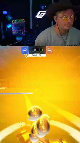 Have you ever seen anyone clip and be HANDCUFFED in Rocket League! #Gspec #RocketLeague #fyp #rocketleaguehighlights #viralvideo