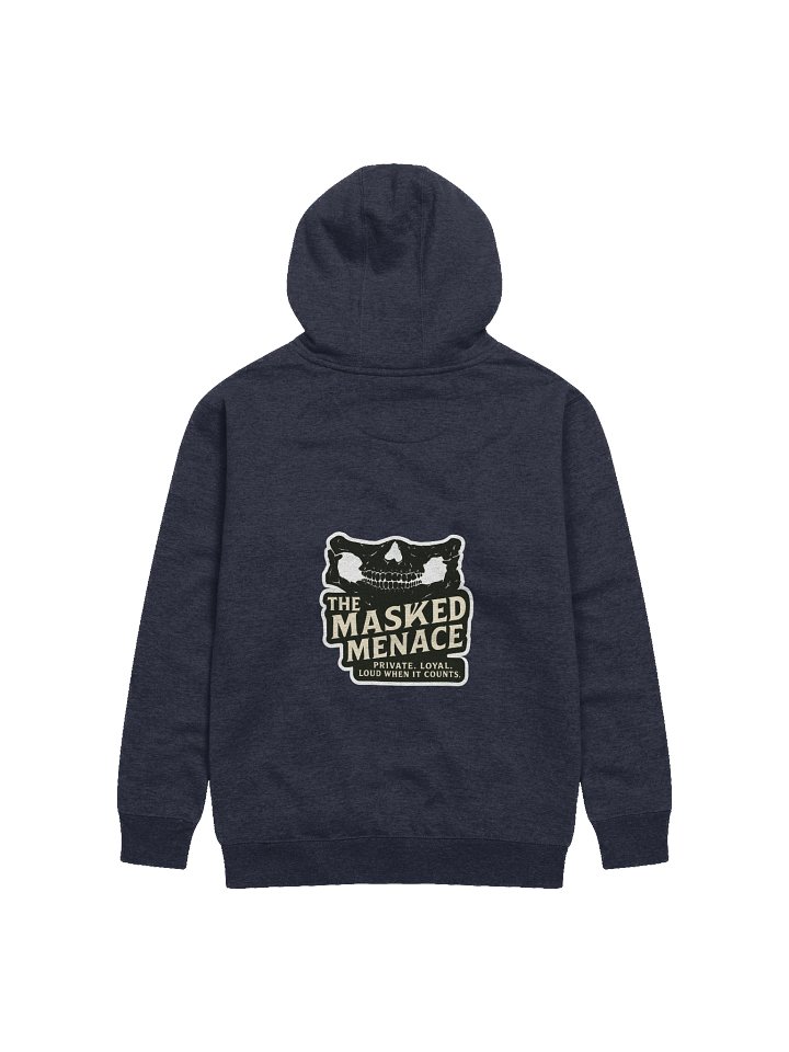 Z's Backprinted Masked Menace Members Only Hoodie. product image (1)
