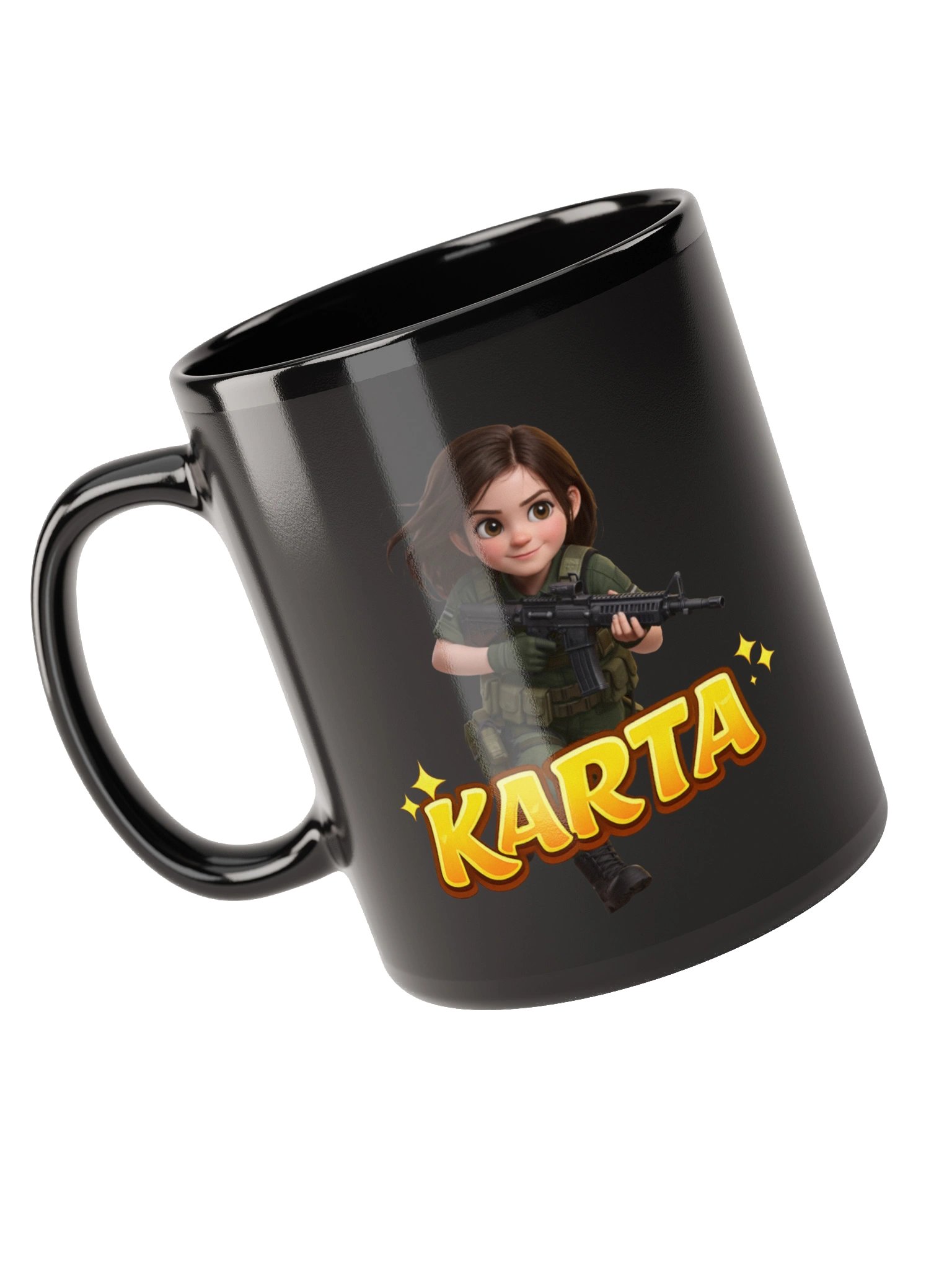 Karta's Let me cook dark mug product image (5)