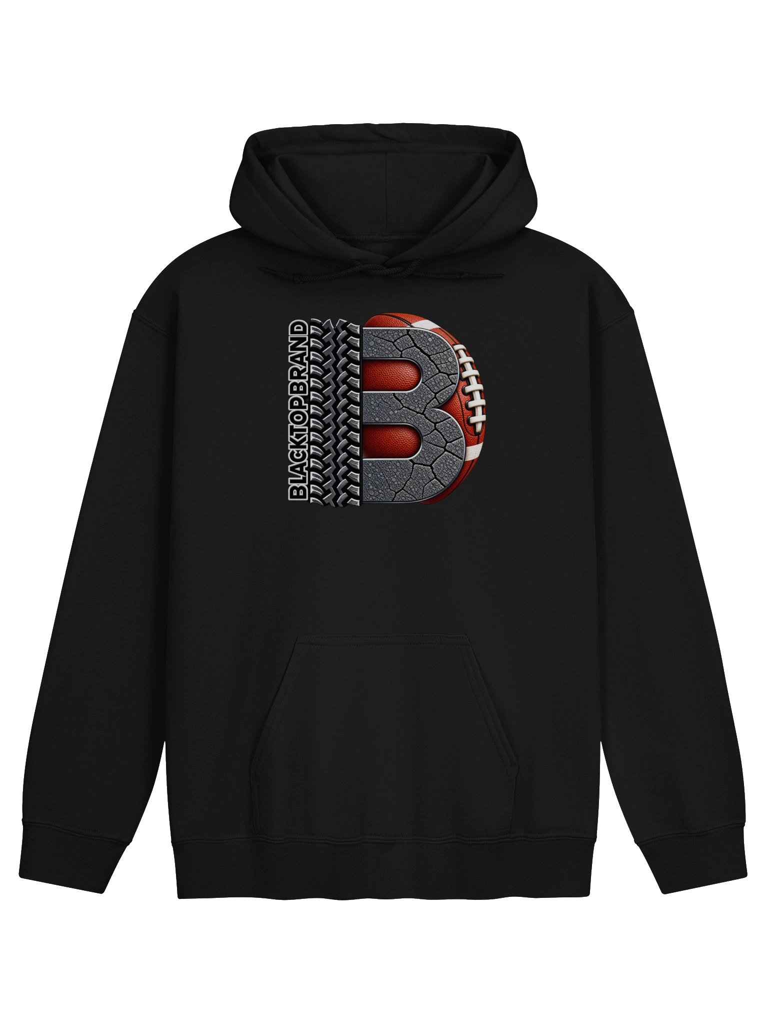 Blacktop Brand Football Pullover Hoodie product image (6)