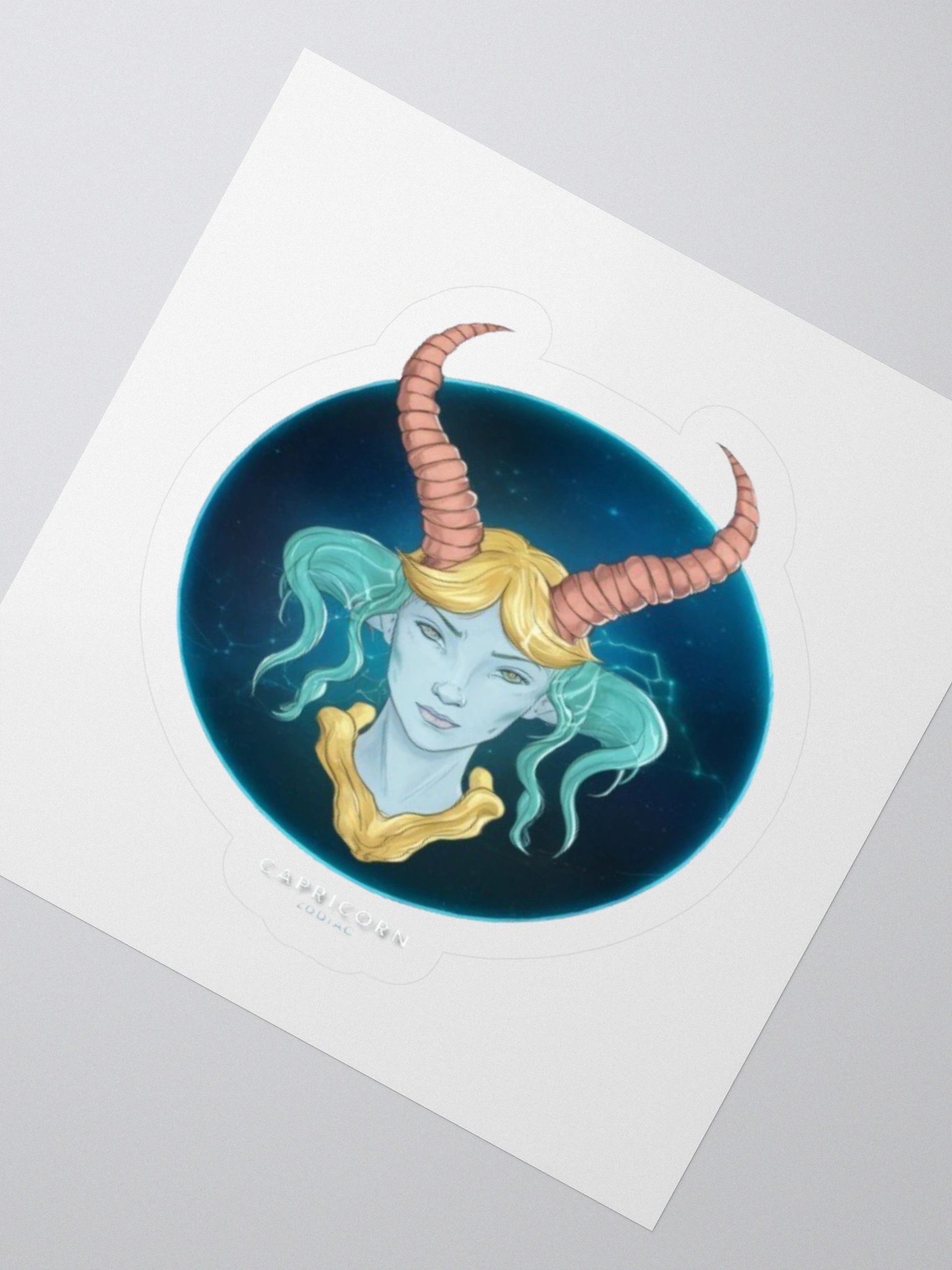 Capricorn Kiss-Cut Sticker product image (5)