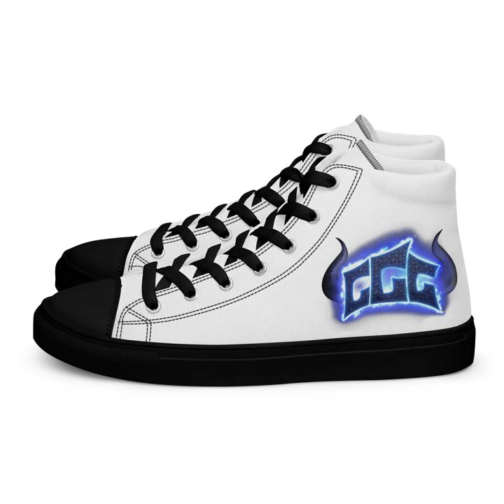 GGG Fire Logo High Top Canvas Shoes product image (1)