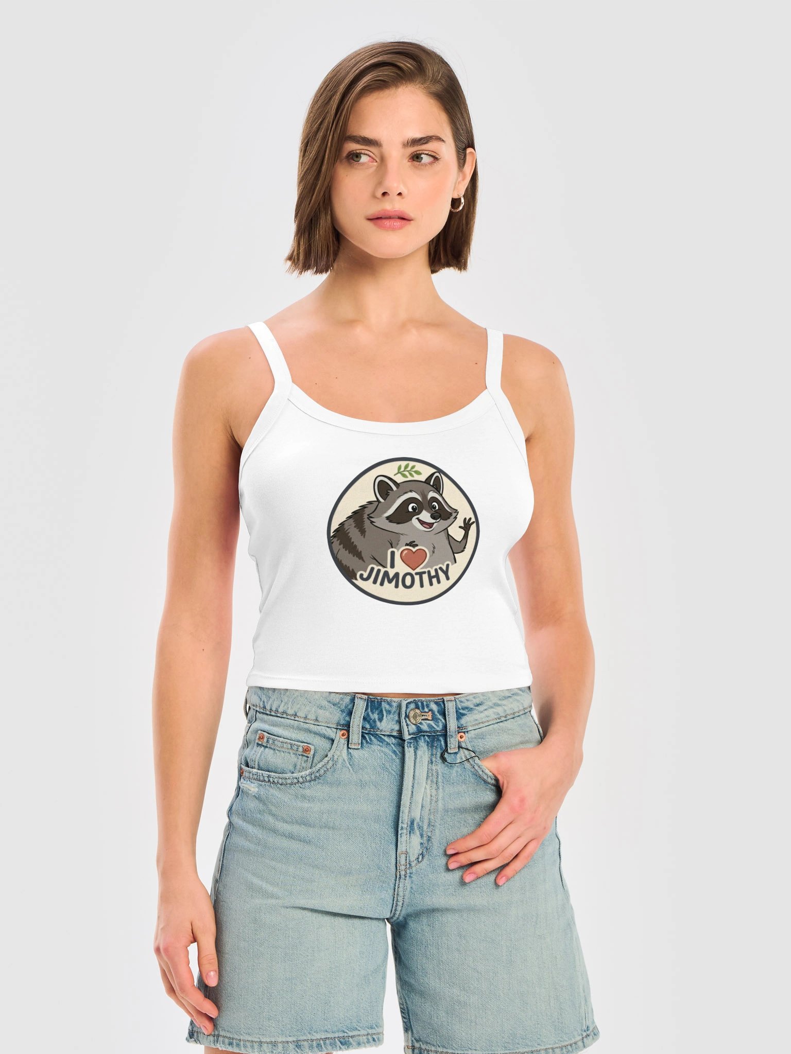 I Love Jimothy Women's Micro-Rib Tank Top product image (4)