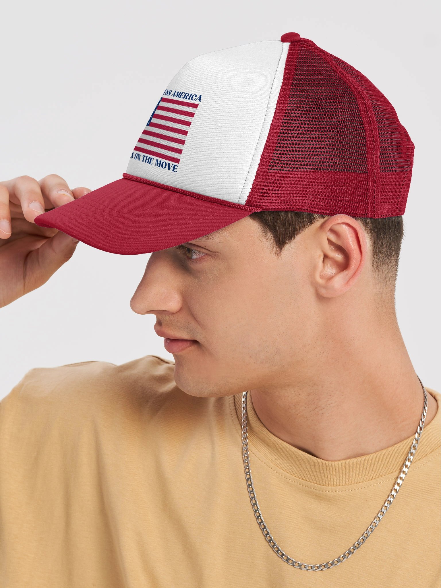 God Bless America Cap (dark font) product image (7)