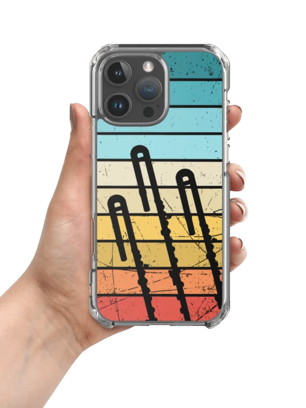 Retro Abstract iPhone Case - Bass Flute product image (58)