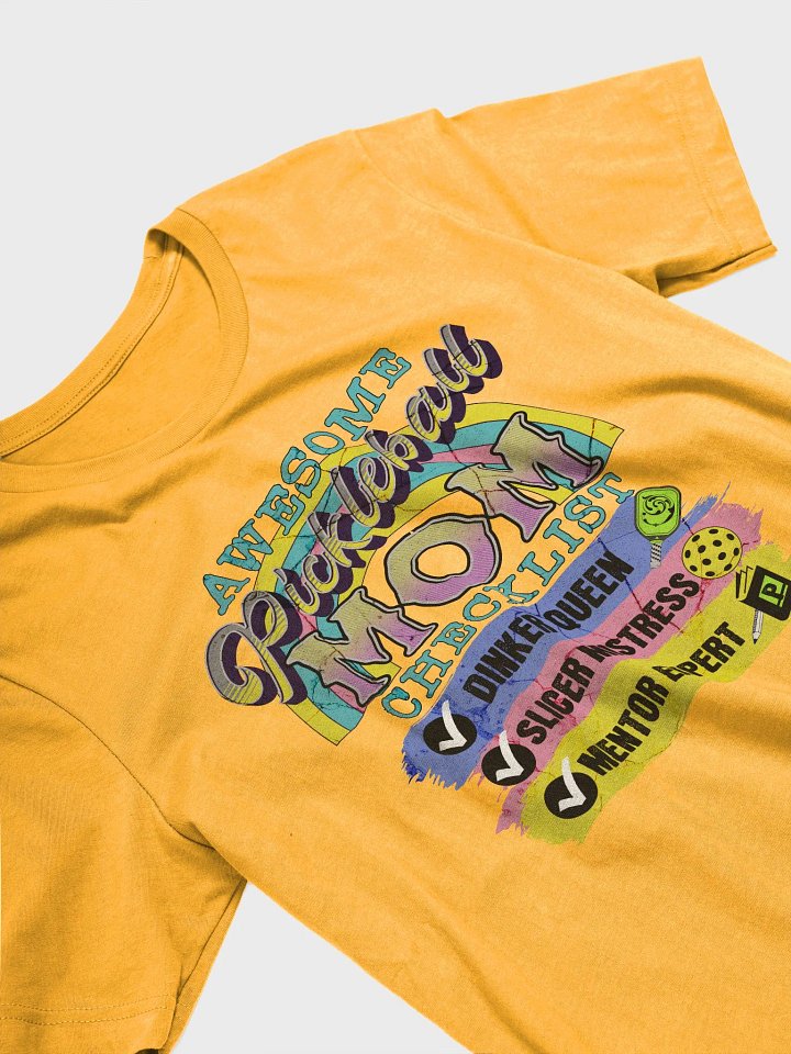 Mom Checklist Pickleball Tee product image (2)