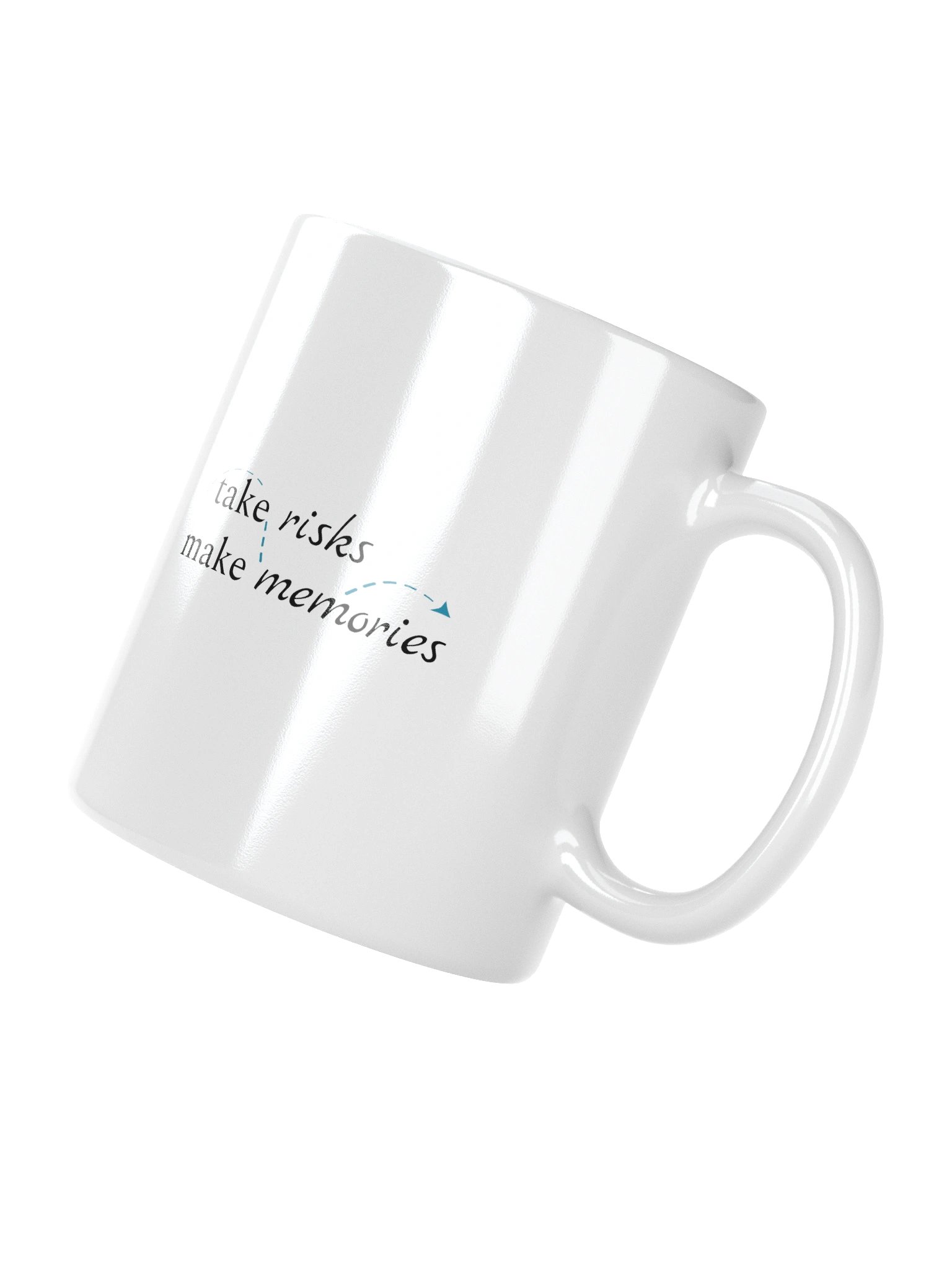 Leave Comfort, Find Adventure, Take Risks, Make Memories - White Mug product image (4)