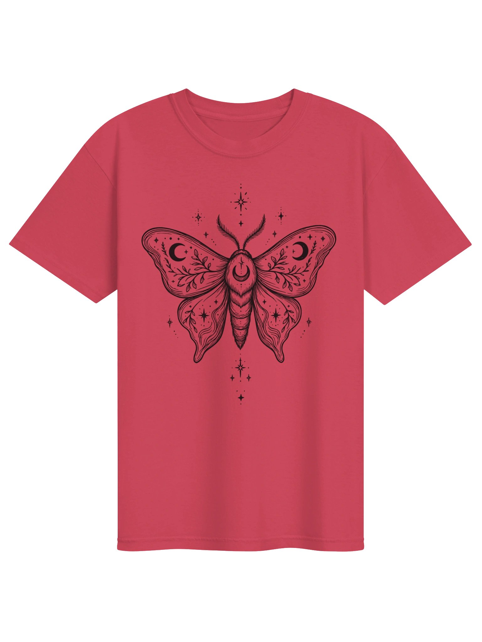 Celestial Moon Moth Graphic T-Shirt product image (6)
