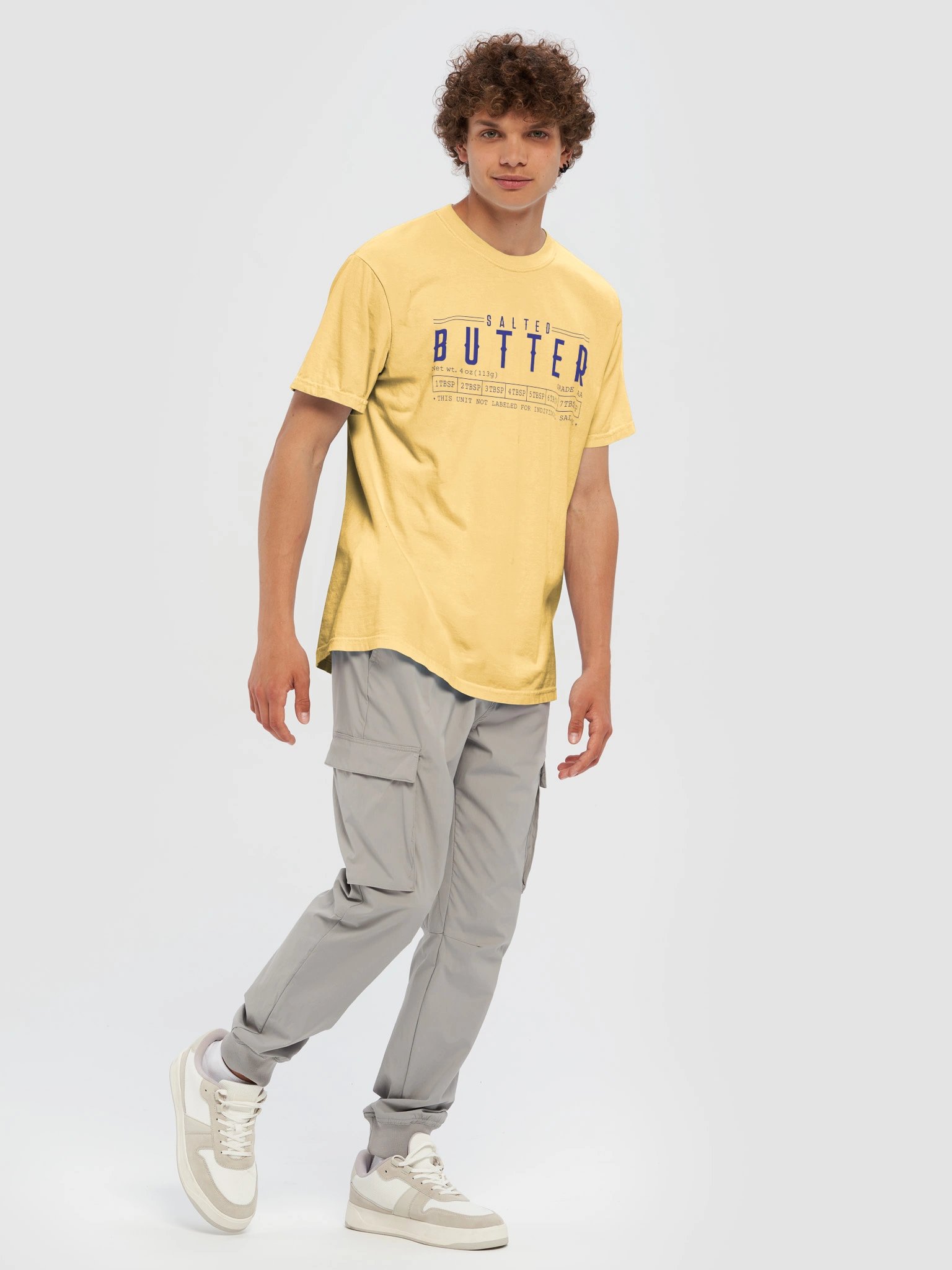 Salted Butter Comfort Colors T-Shirt | Retro Food Label Graphic Tee product image (13)