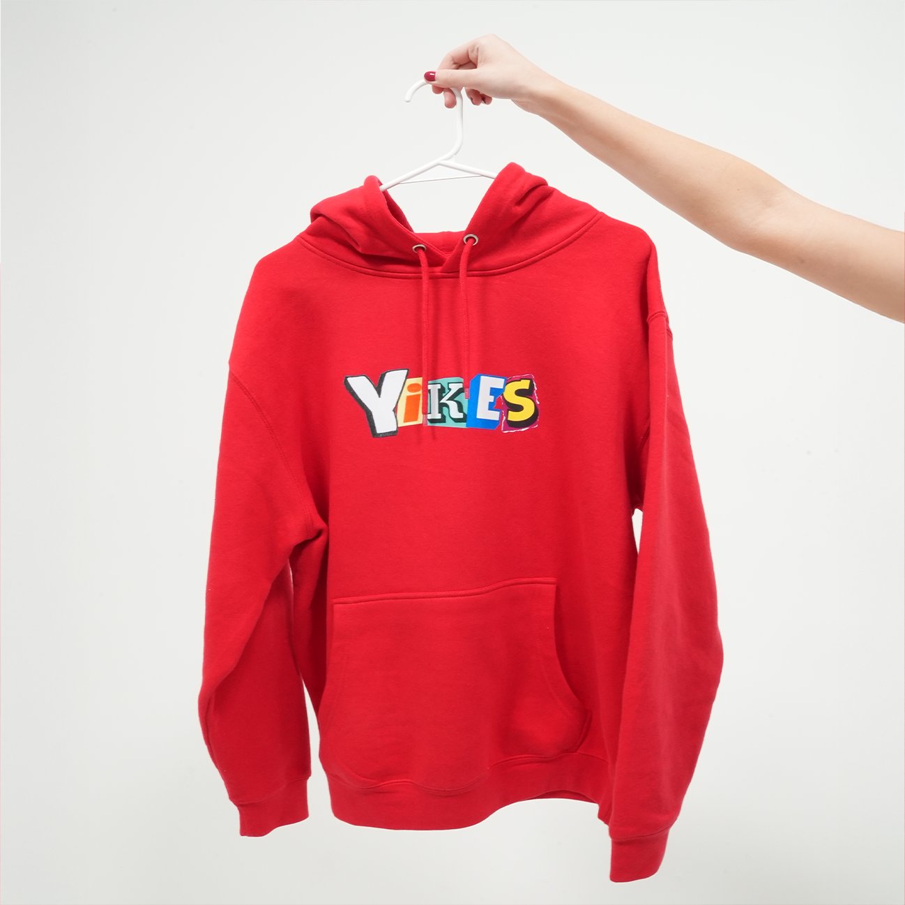 Iconic Red Yikes Hoodie product image (3)