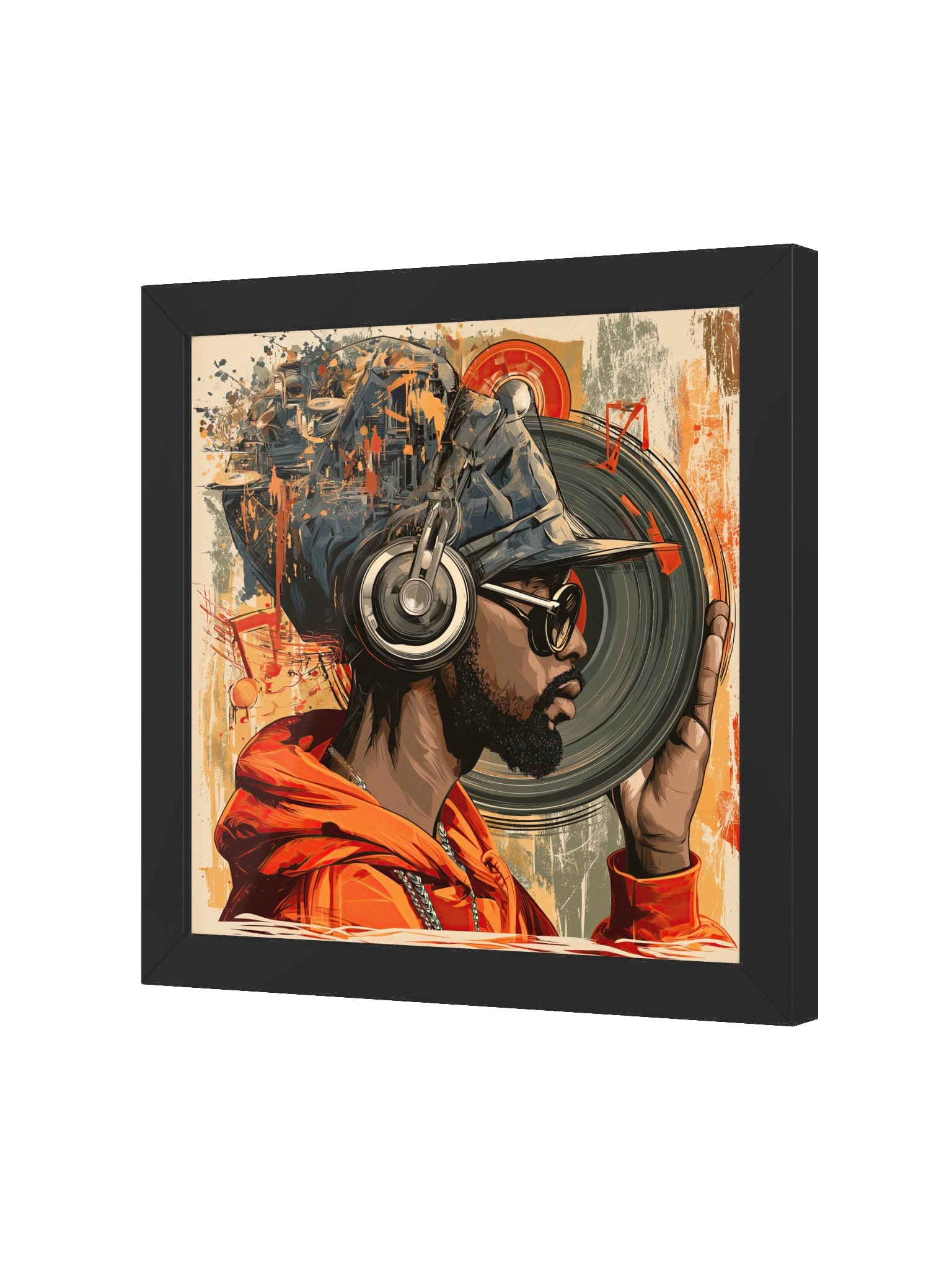 The Record Keeper · The Inner Ear No. 2 | Framed Art Print | Originology | Black History X product image (2)